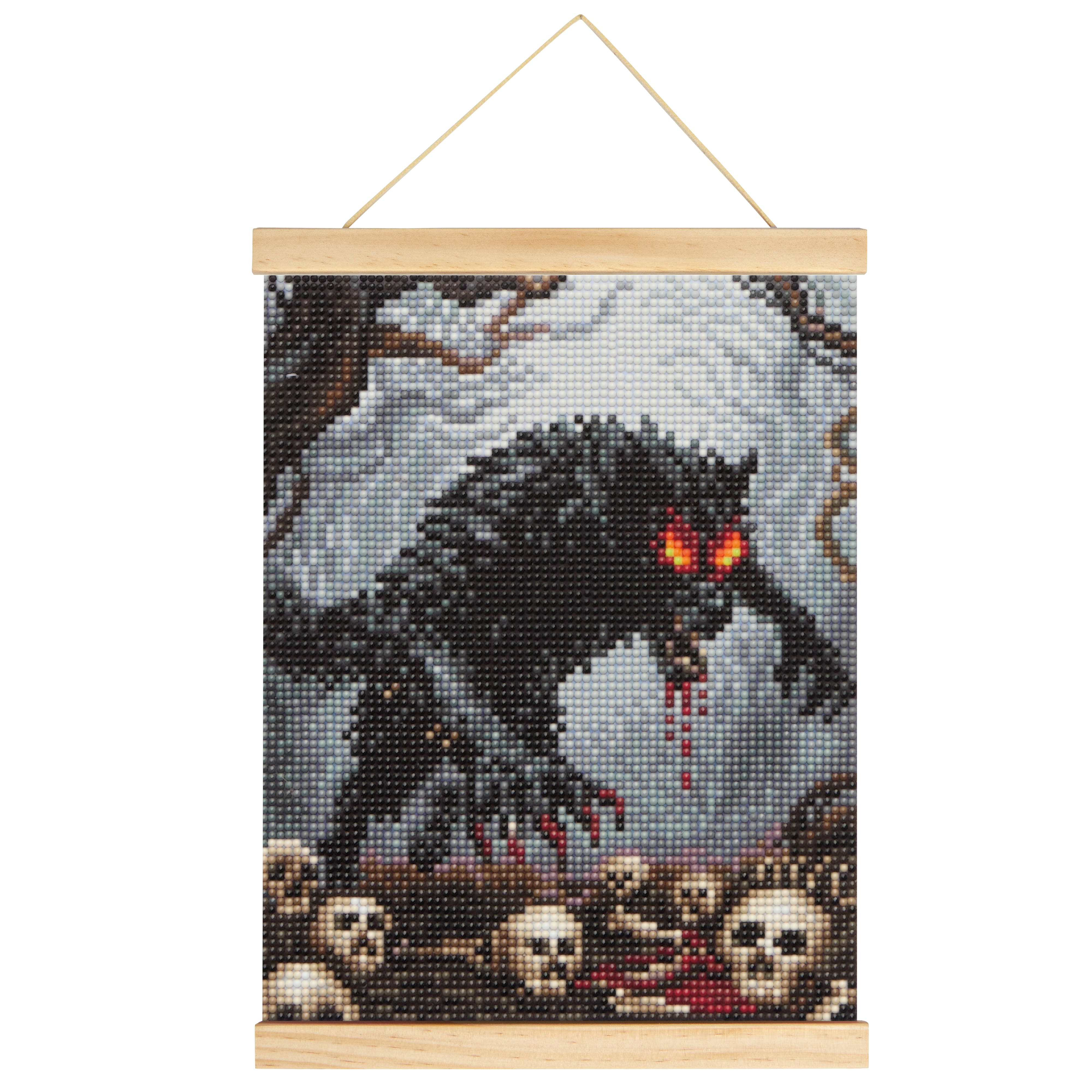 8" x 10" Werewolf Diamond Art Kit with Magnetic Wood Frame by Make Market®