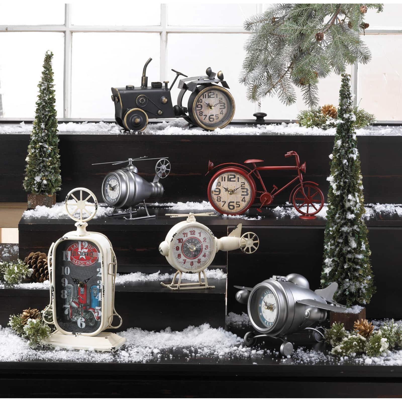 Gas Station Tabletop Clock