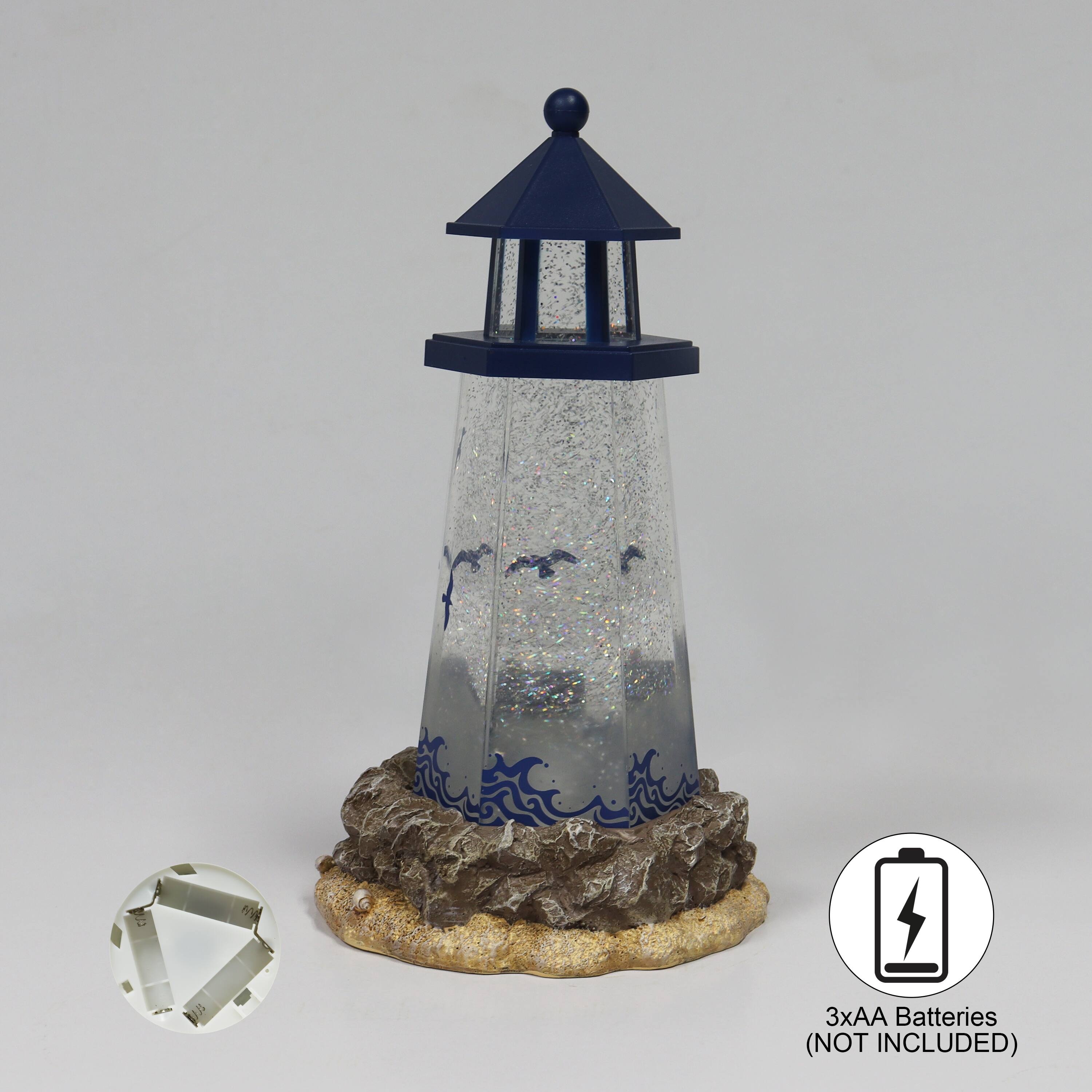 Moments in Time 11.5" Acrylic Lighthouse Décor