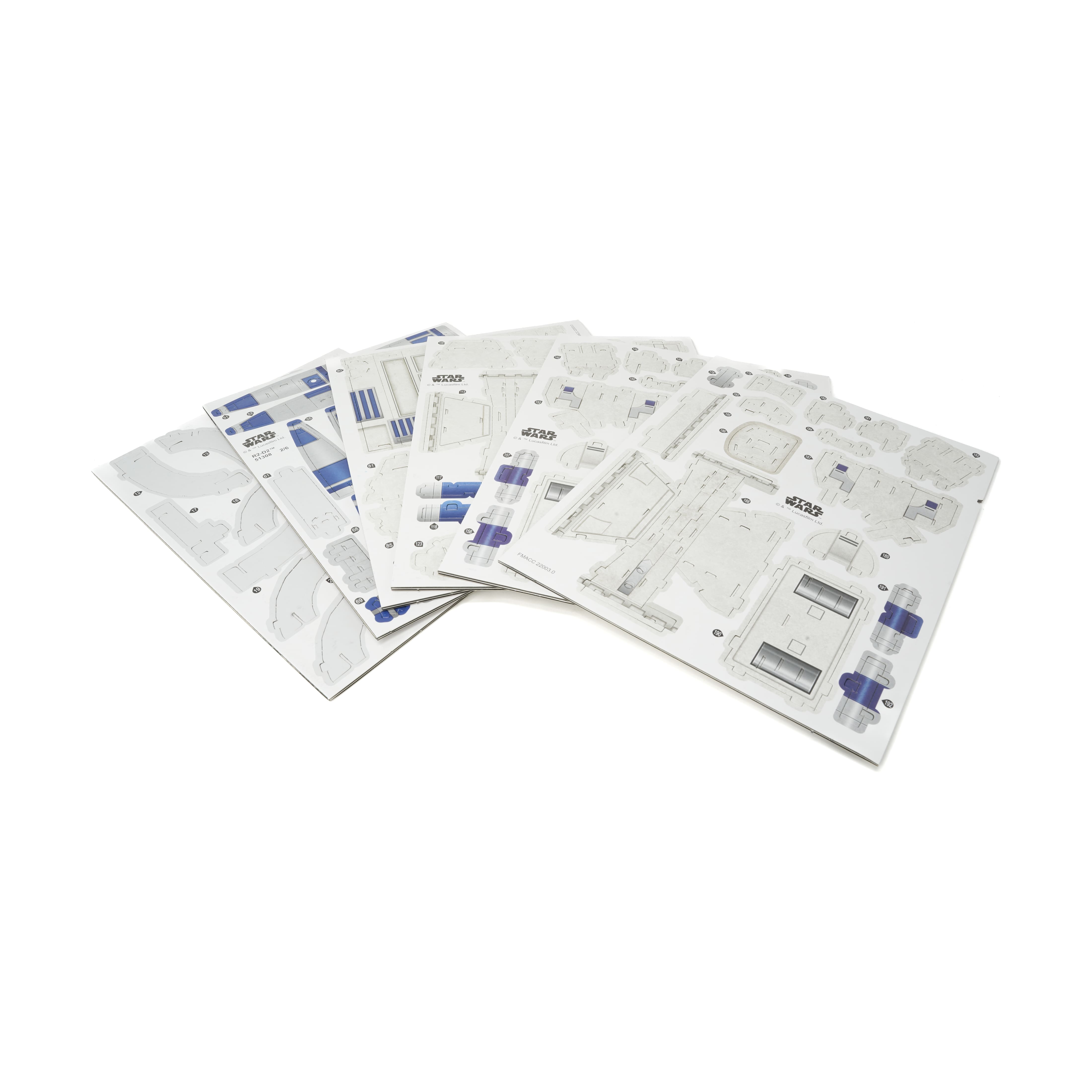 Star Wars - R2D2 Paper Model Kit: 192 Pcs