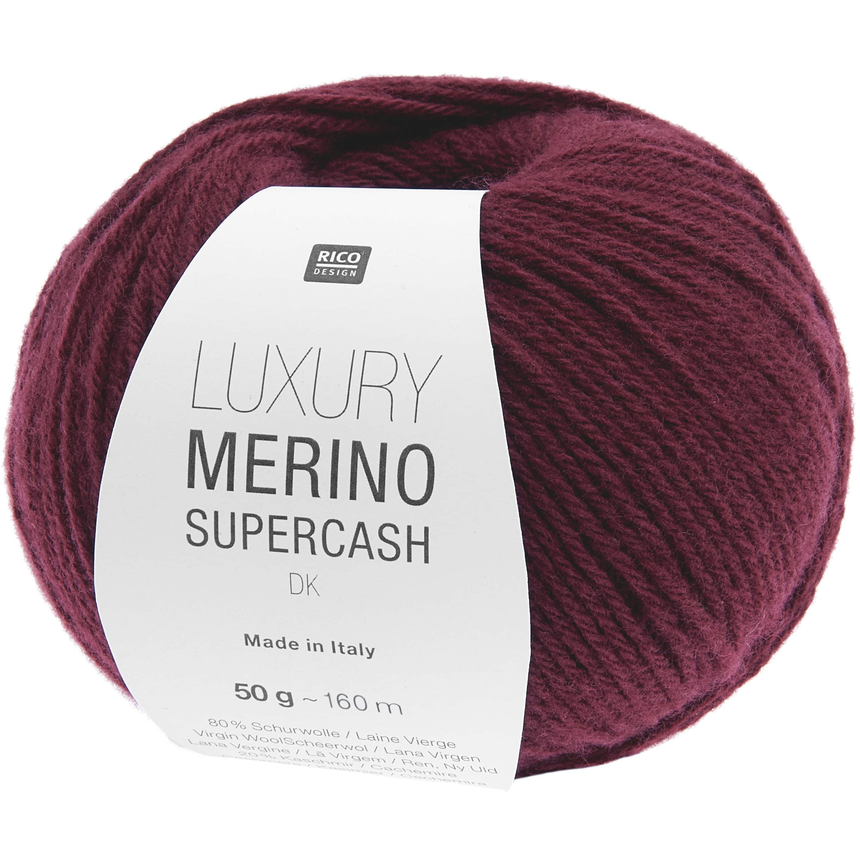 Rico Design® Luxury Merino Supercash DK Yarn