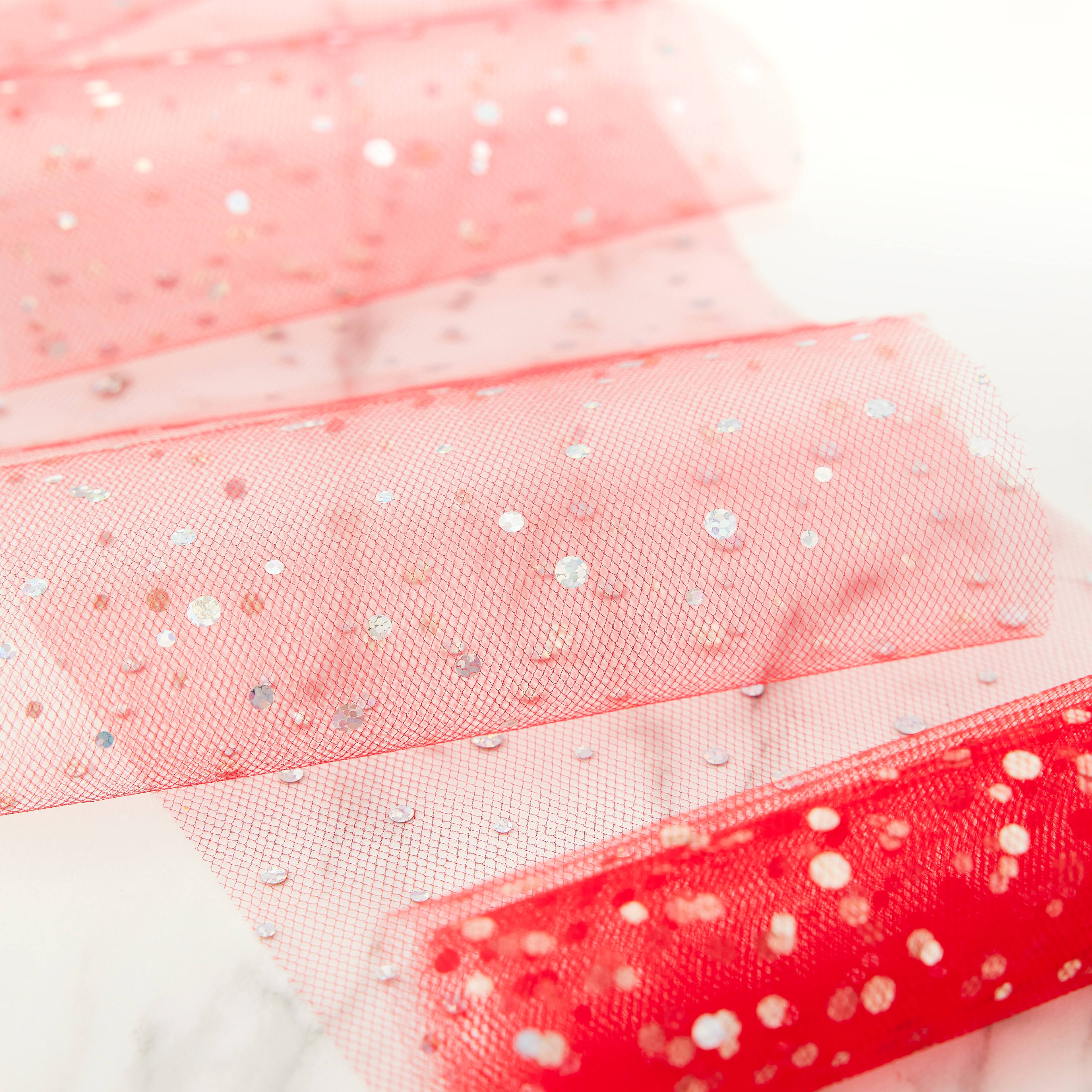 12 Pack: 6" x 8yd. Holographic Foil Dot Tulle by Celebrate It™