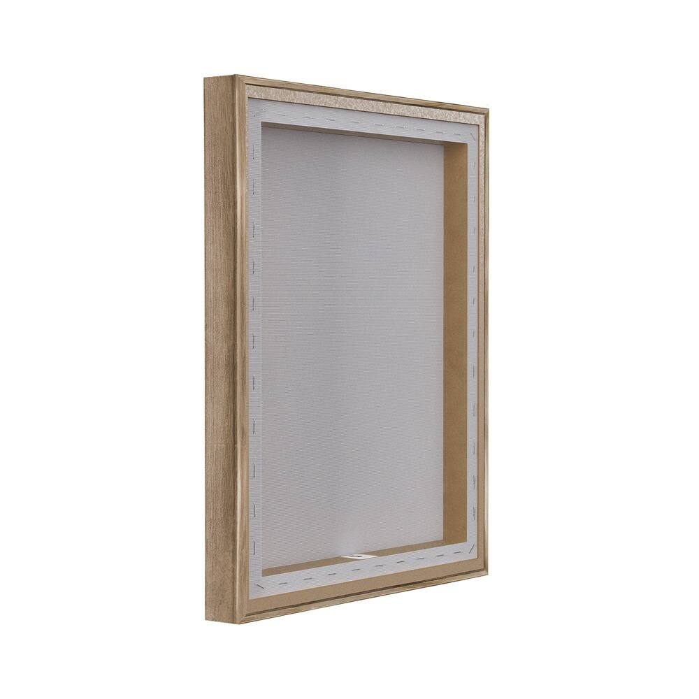 Stupell Industries Romantic Christmas Kiss Floating Frame Wall Art