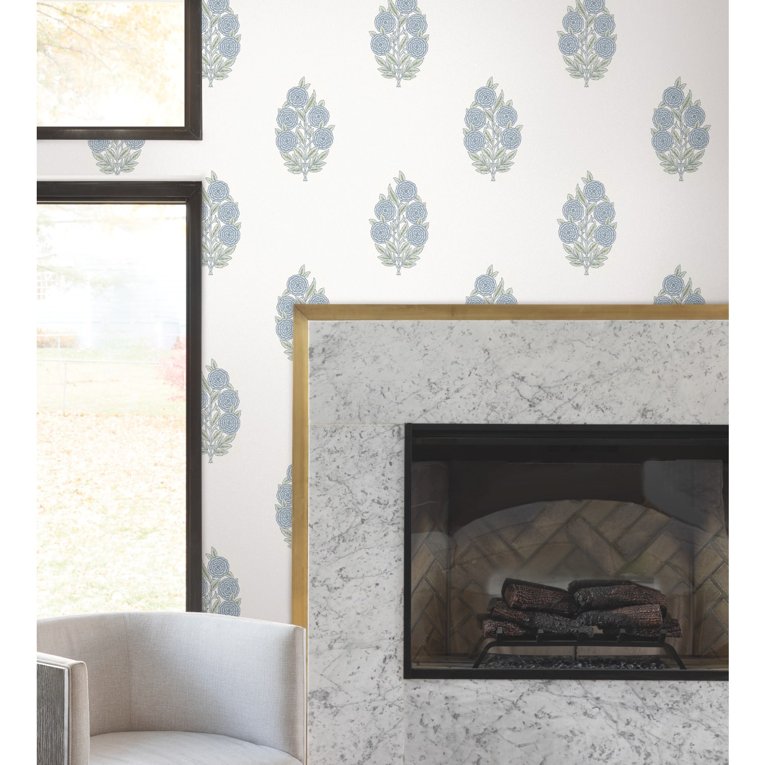 RoomMates Tamara Day Dutch Floral Peel & Stick Wallpaper