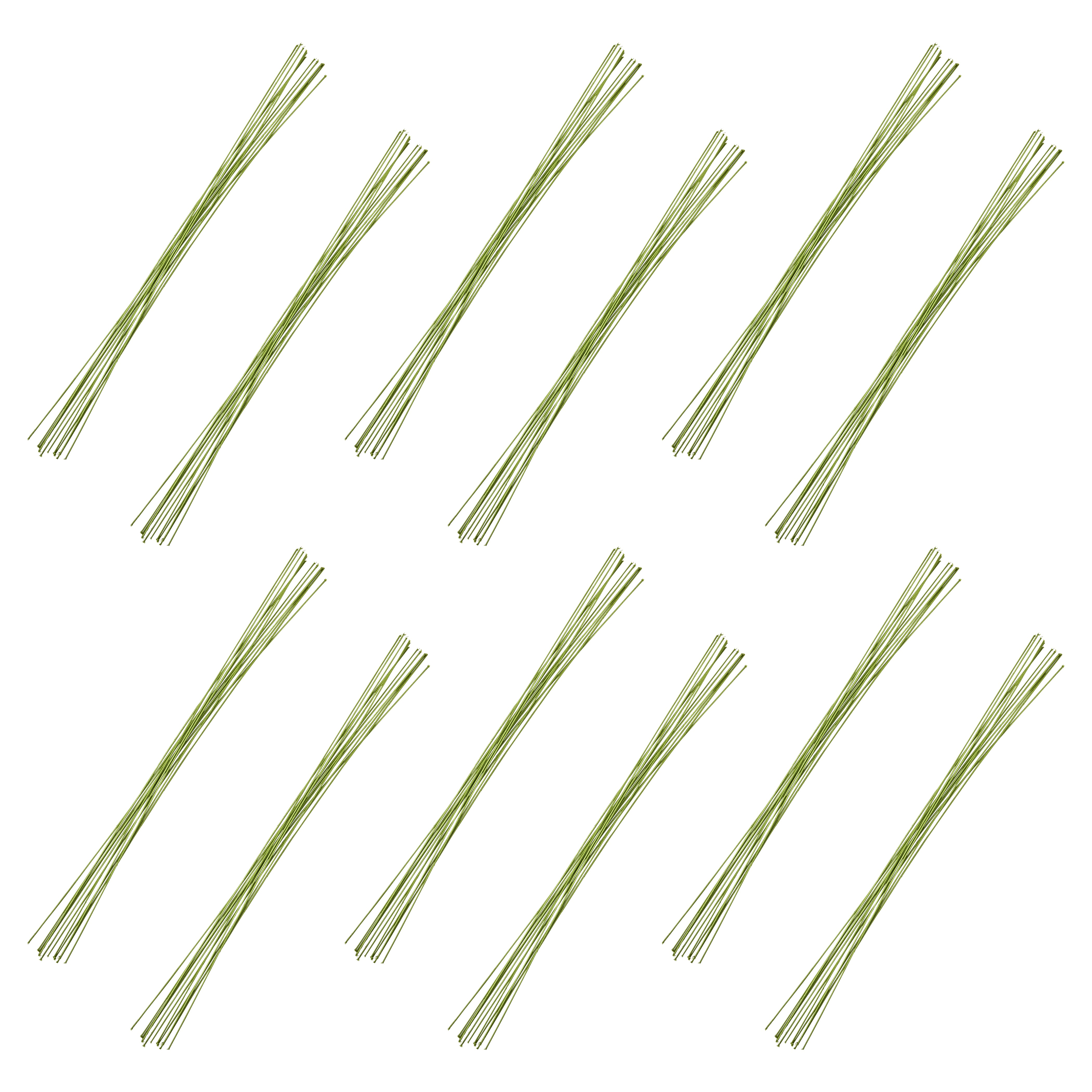 12 Pack: Green Cloth Stem Wire by Ashland®