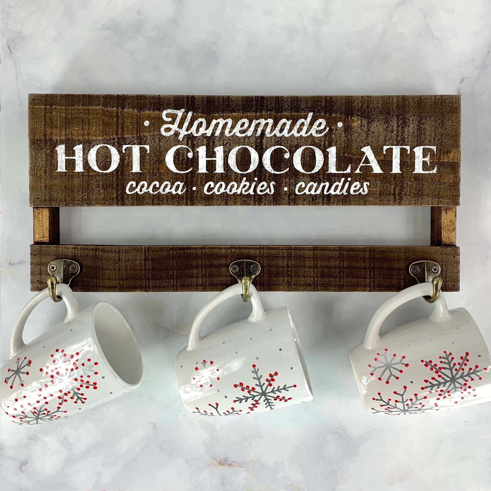 ArtSkills® 16" Medium Rustic Wood Plaque with Hooks, 3ct.