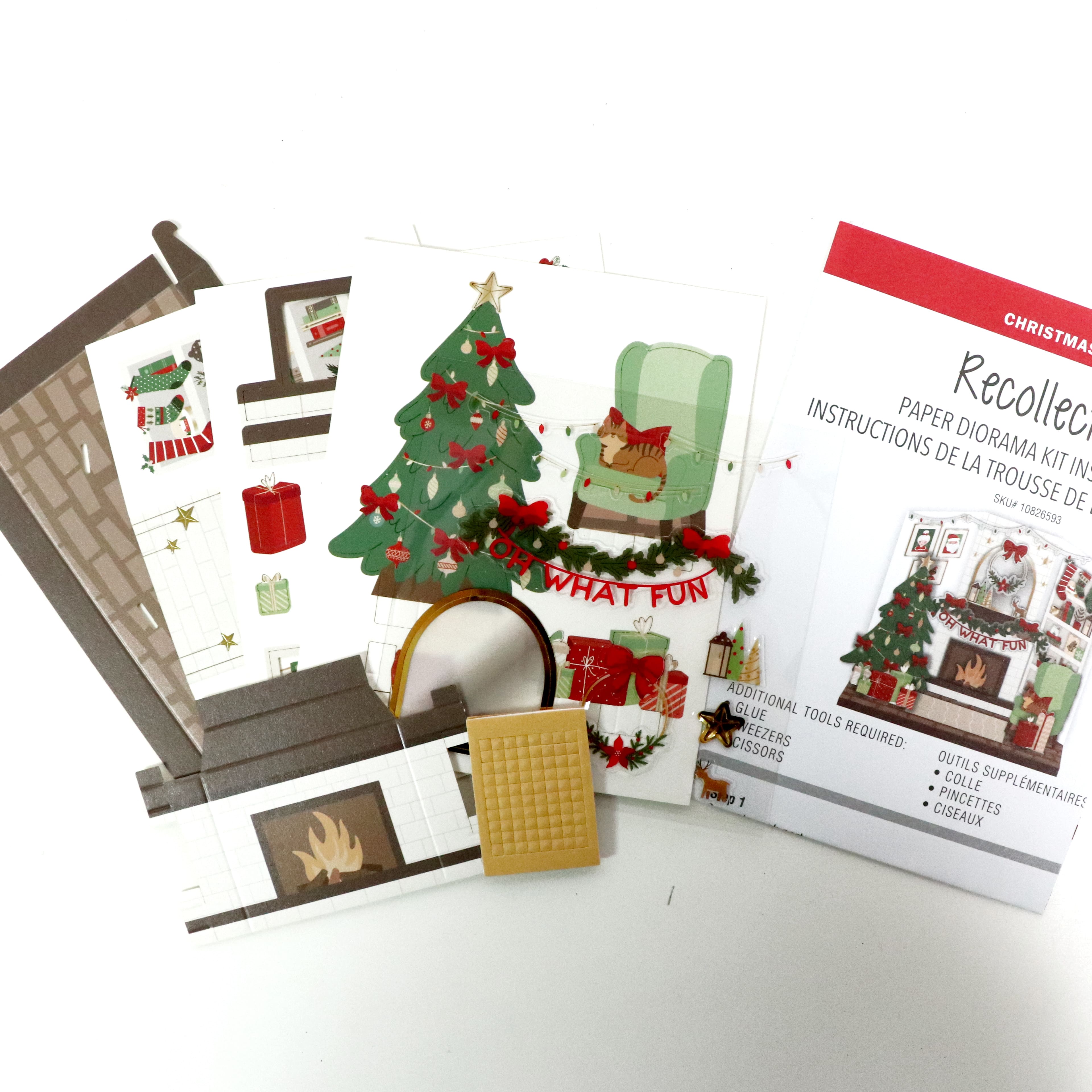 Fireplace Paper Diorama Kit by Recollections™