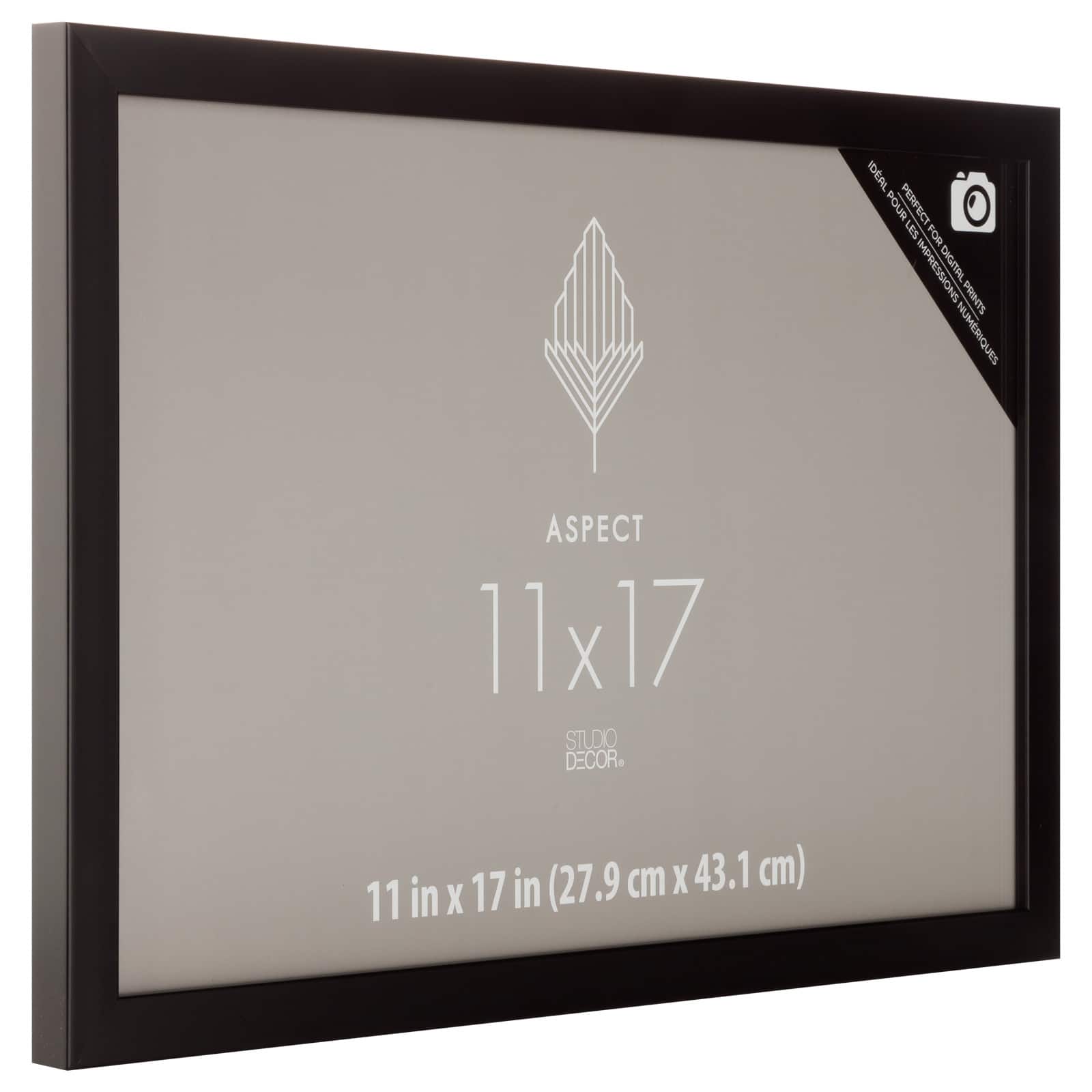 Aspect Black Narrow Frame by Studio Décor