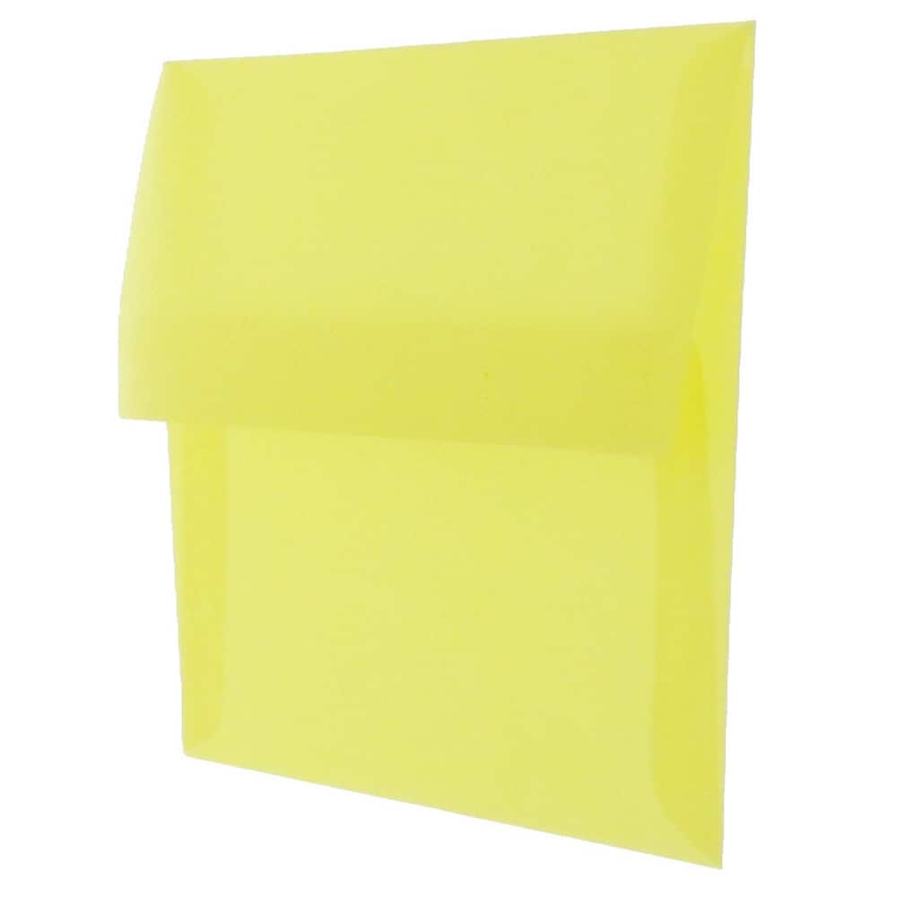 JAM Paper A1 Translucent Vellum Invitation Envelopes, 25ct.