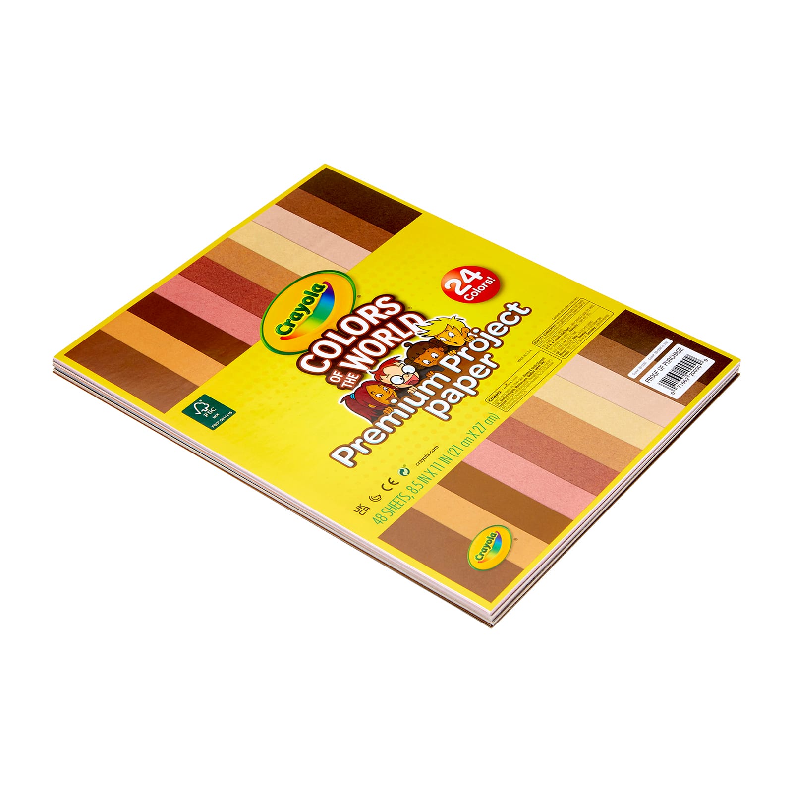 Crayola® Colors of the World Premium Project Paper, 2 Packs of 48 Sheets
