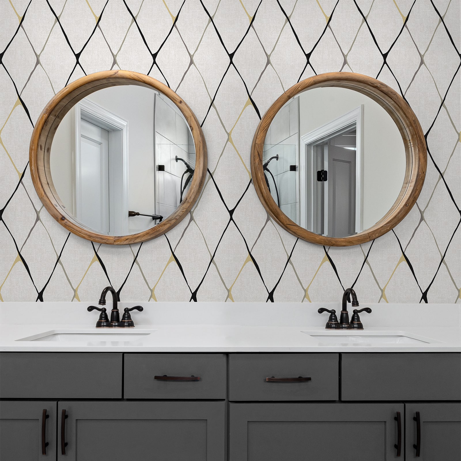 Surface Style Diamondlike Peel & Stick Wallpaper