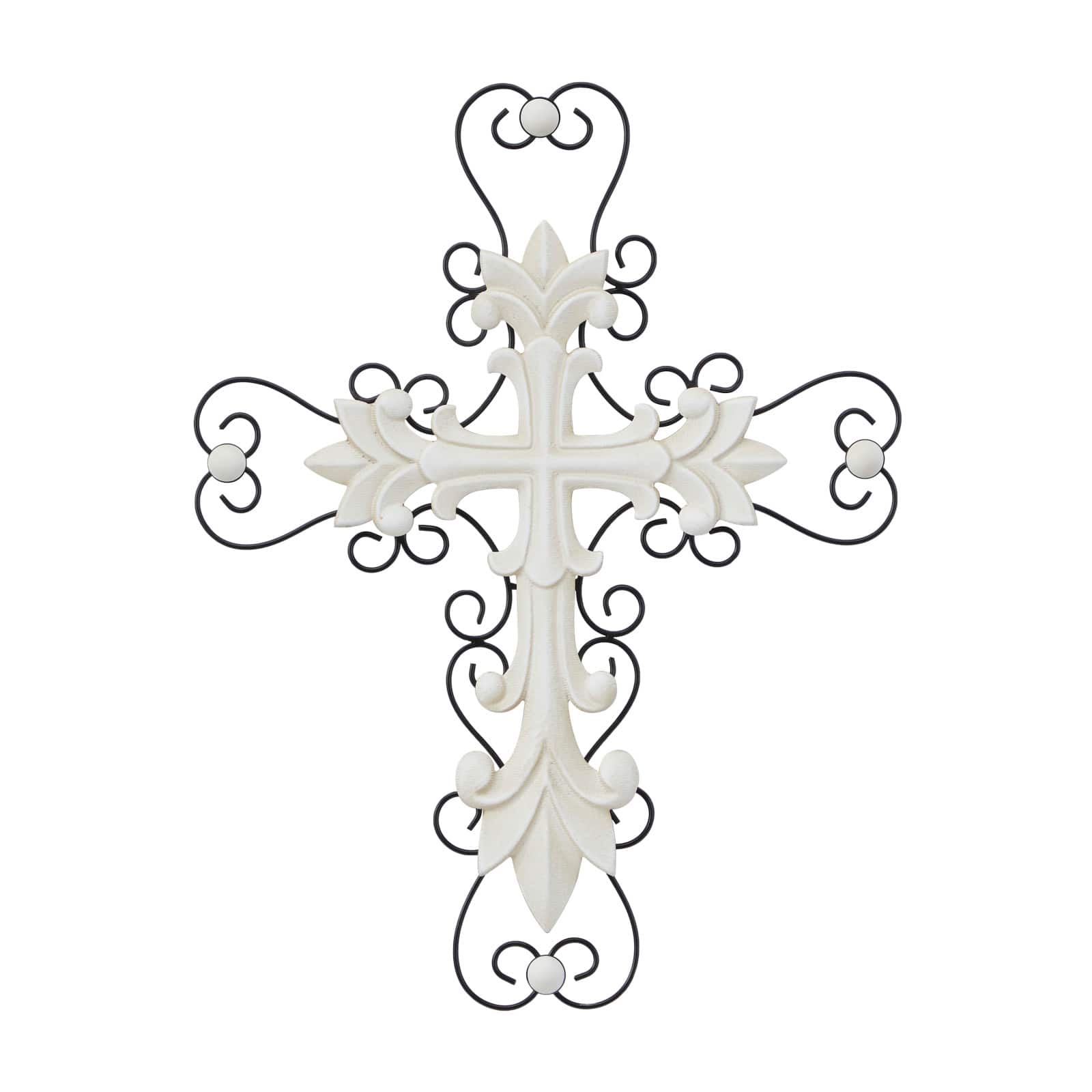White Traditional Crosses, 18" x 1" x 24"