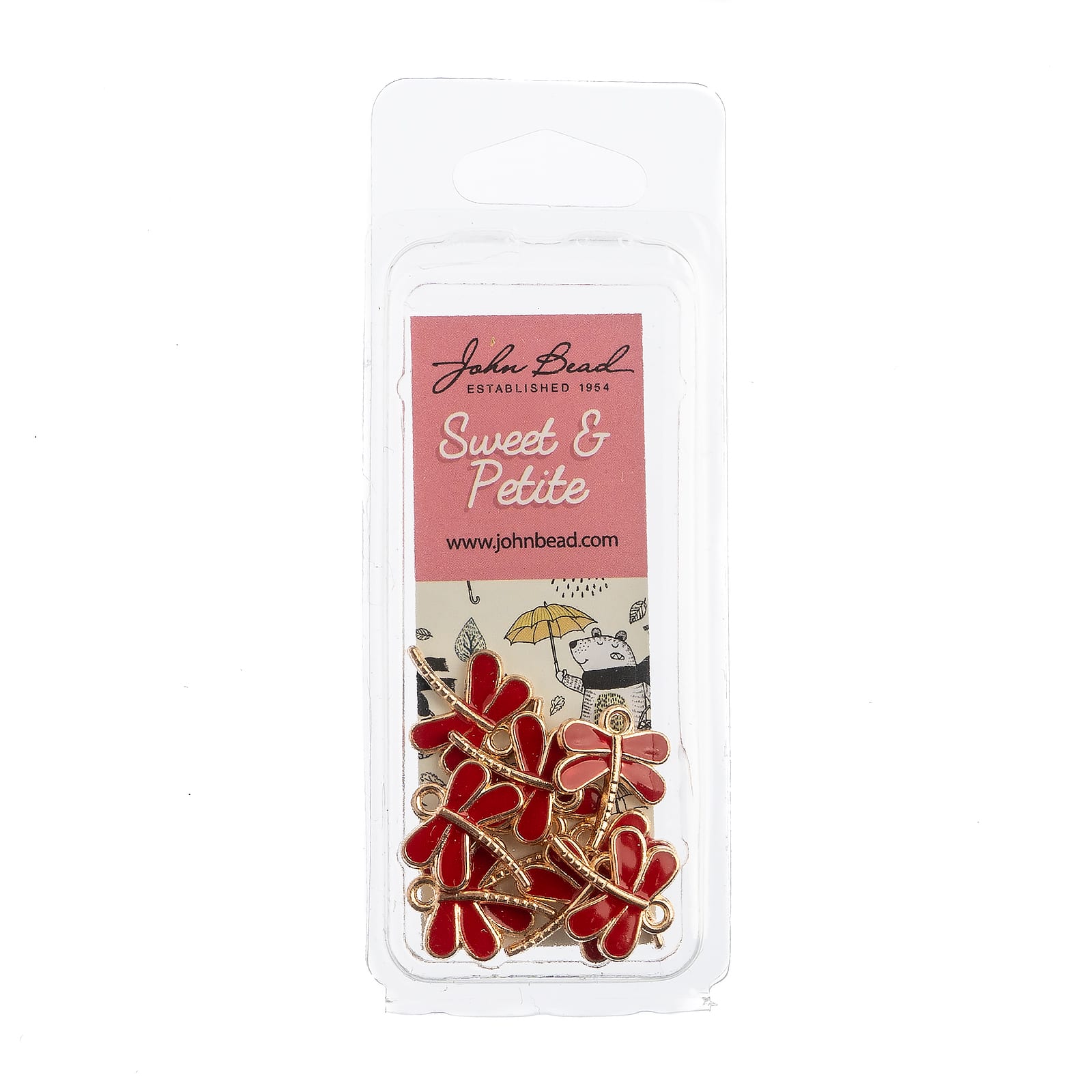 John Bead Sweet & Petite Dragonfly Charms, 10ct.