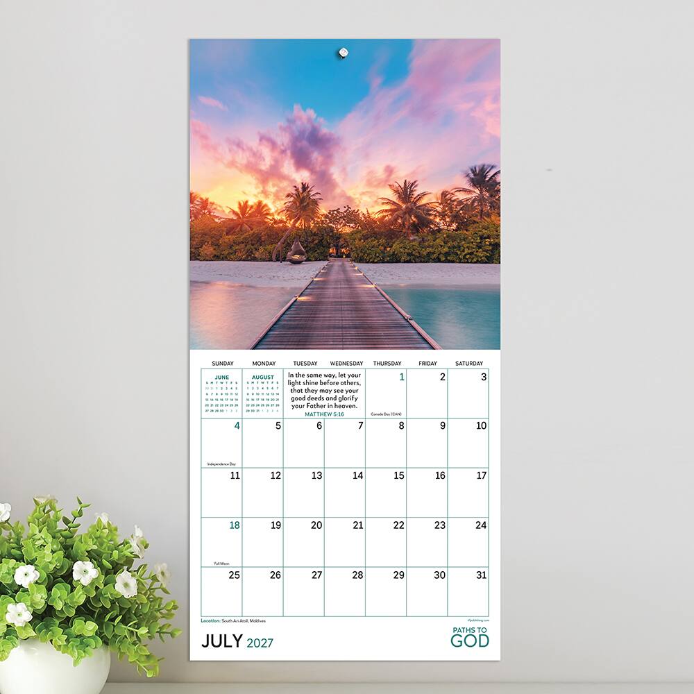 2027 Paths to God Mini Calendar