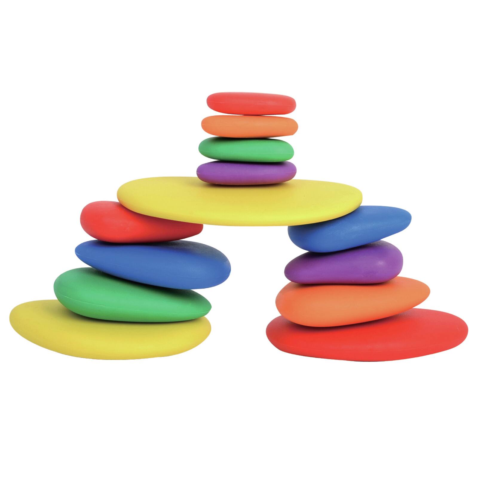 Rainbow Pebbles, Set of 36