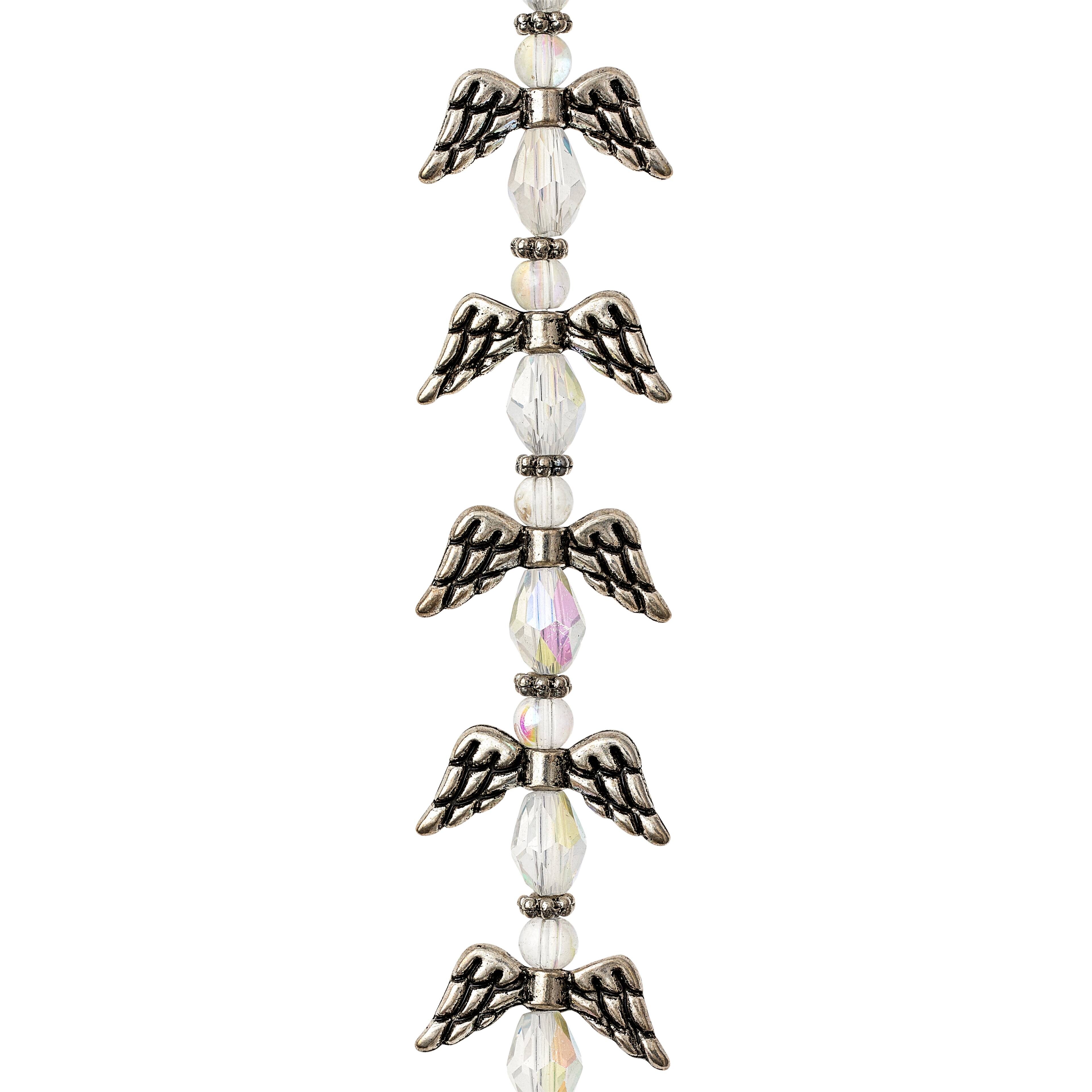 Glass & Metal Angel Beads by Bead Landing™