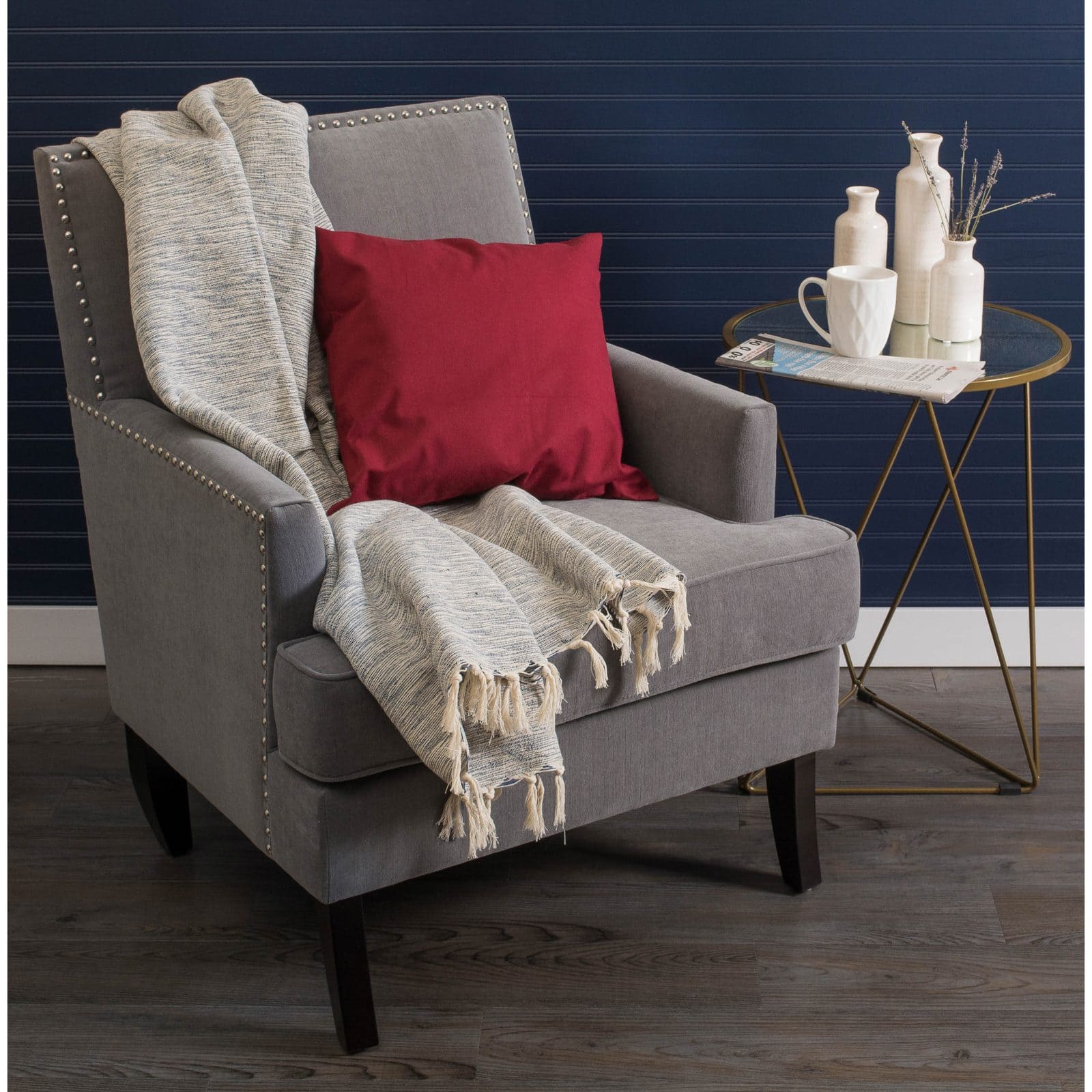DII® Nautical Blue Variegated Throw
