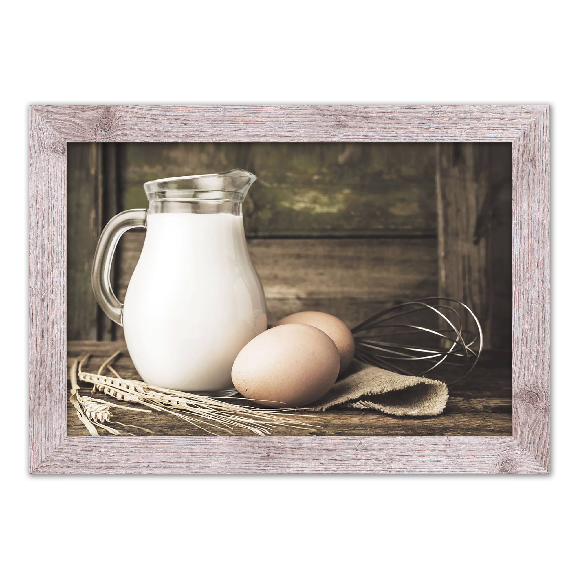 Milk & Eggs Western Framed Print
