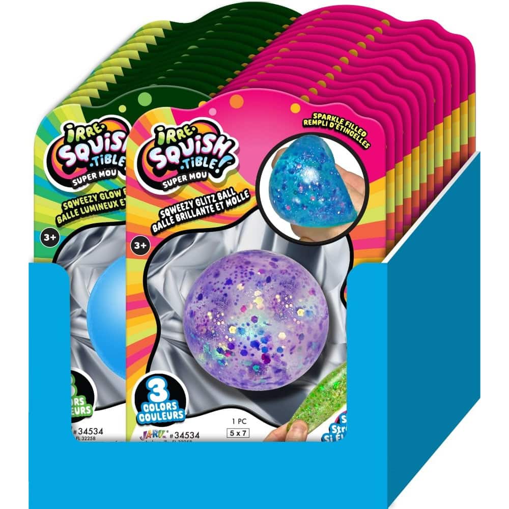 Assorted Ja-Ru® Irre-Squishtible!™ Sqweezy Ball, 1pc.