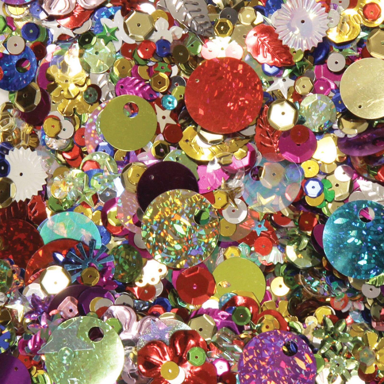 4 Packs: 3 ct. (12 total) Pacon® Creativity Street® 4oz. Sequins & Spangles Bag