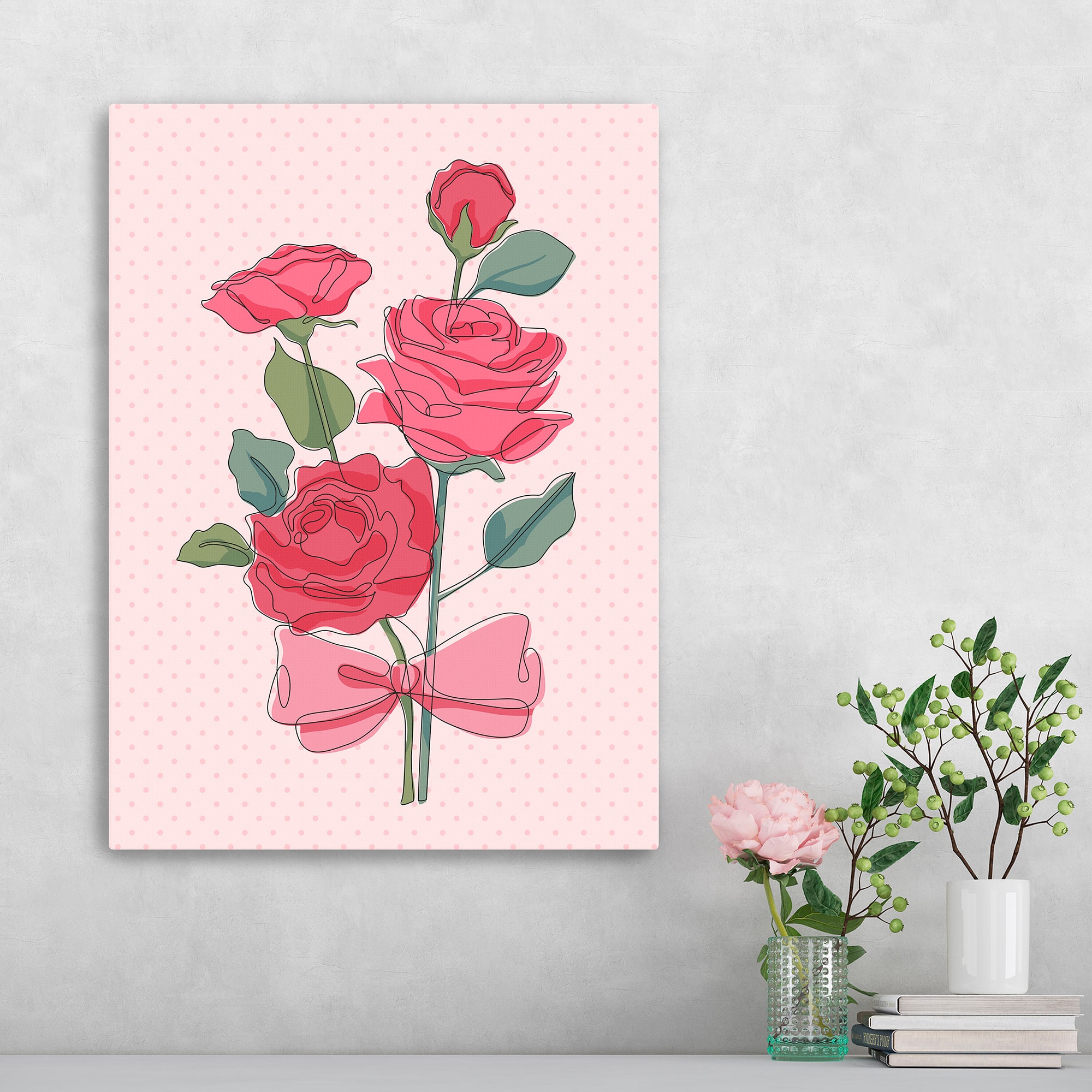 Bouquet of Roses Canvas Giclée Art