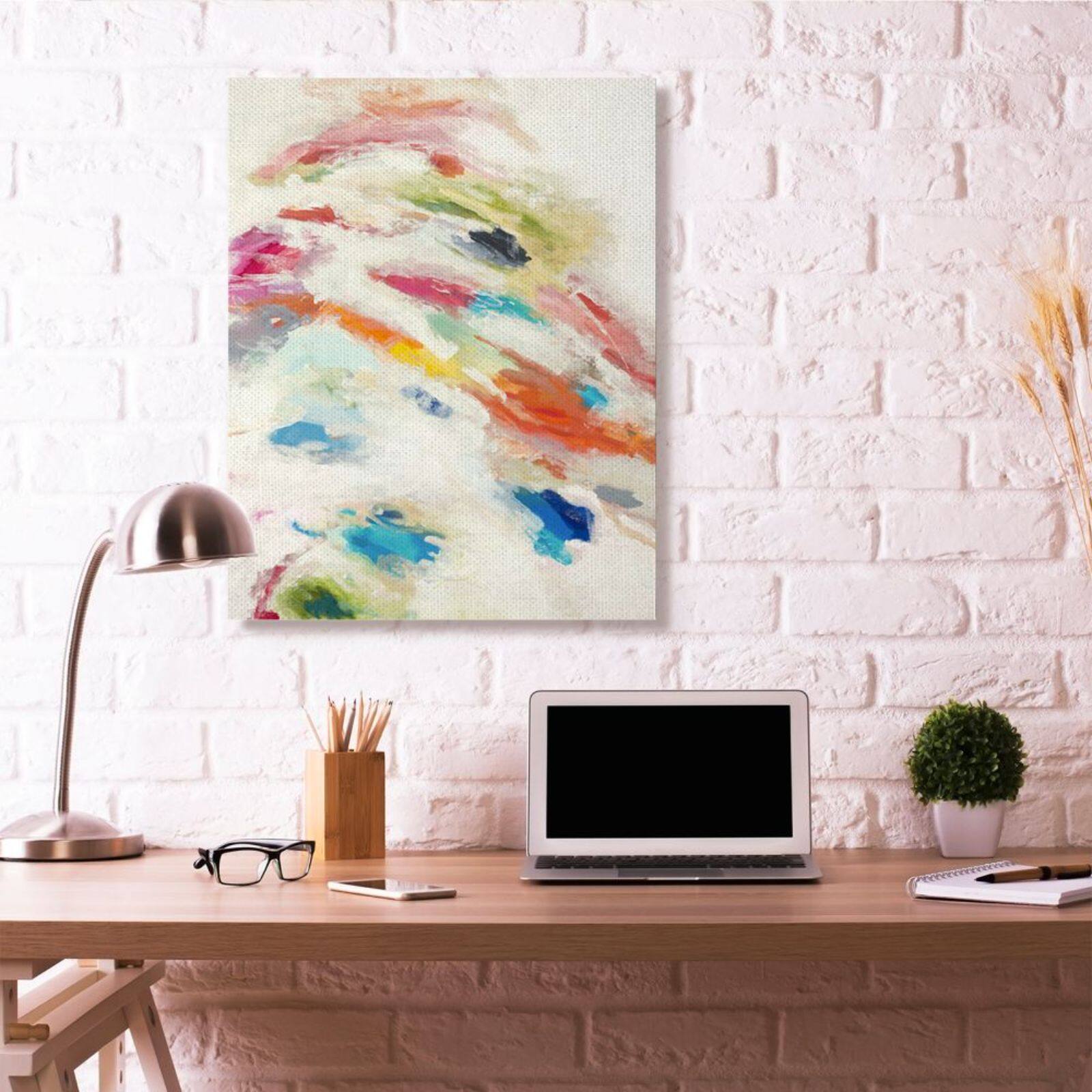 Stupell Industries Abstract Color Movement Canvas Wall Art