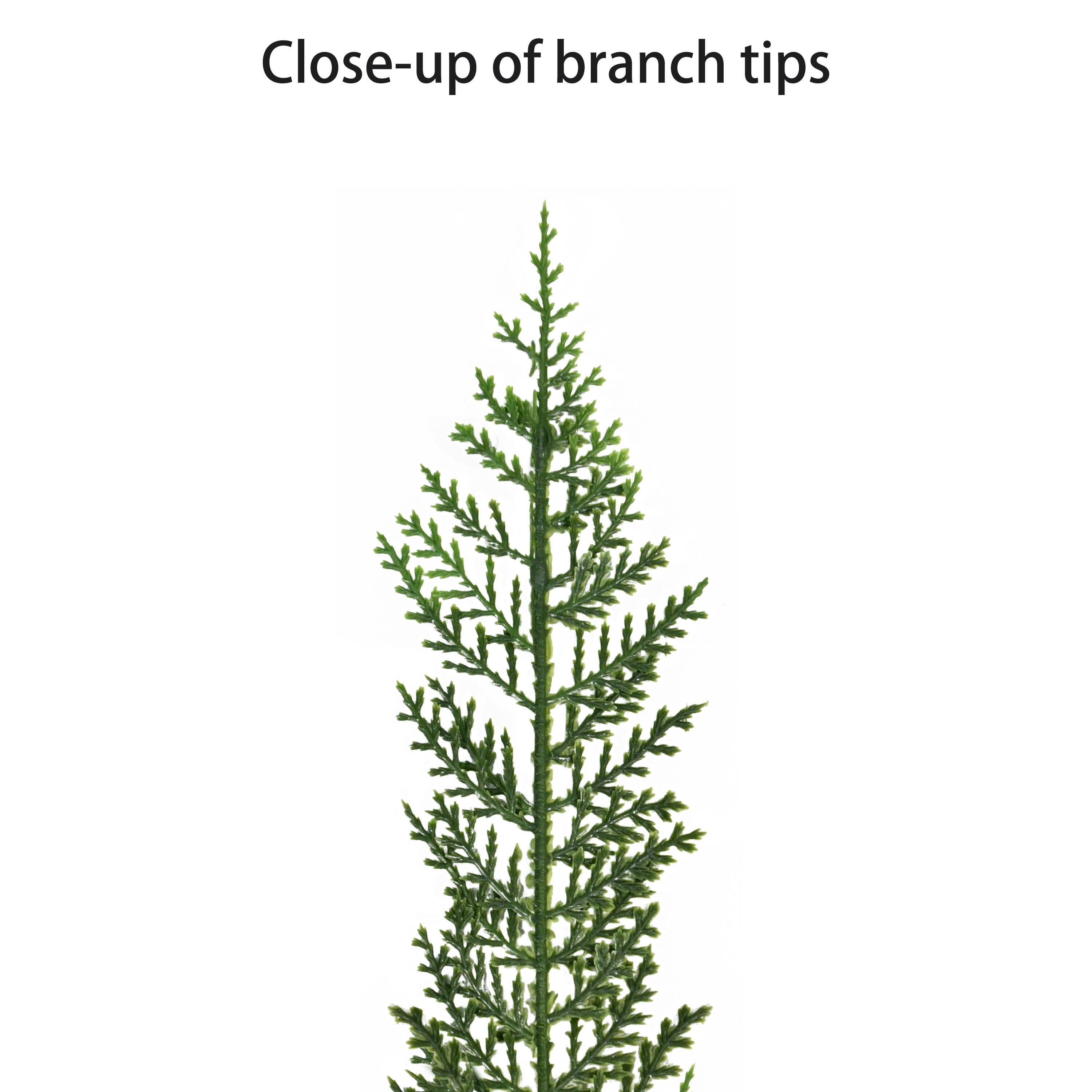 9ft. Pre-Lit Cedar Garland with Twinkle Rice Lights