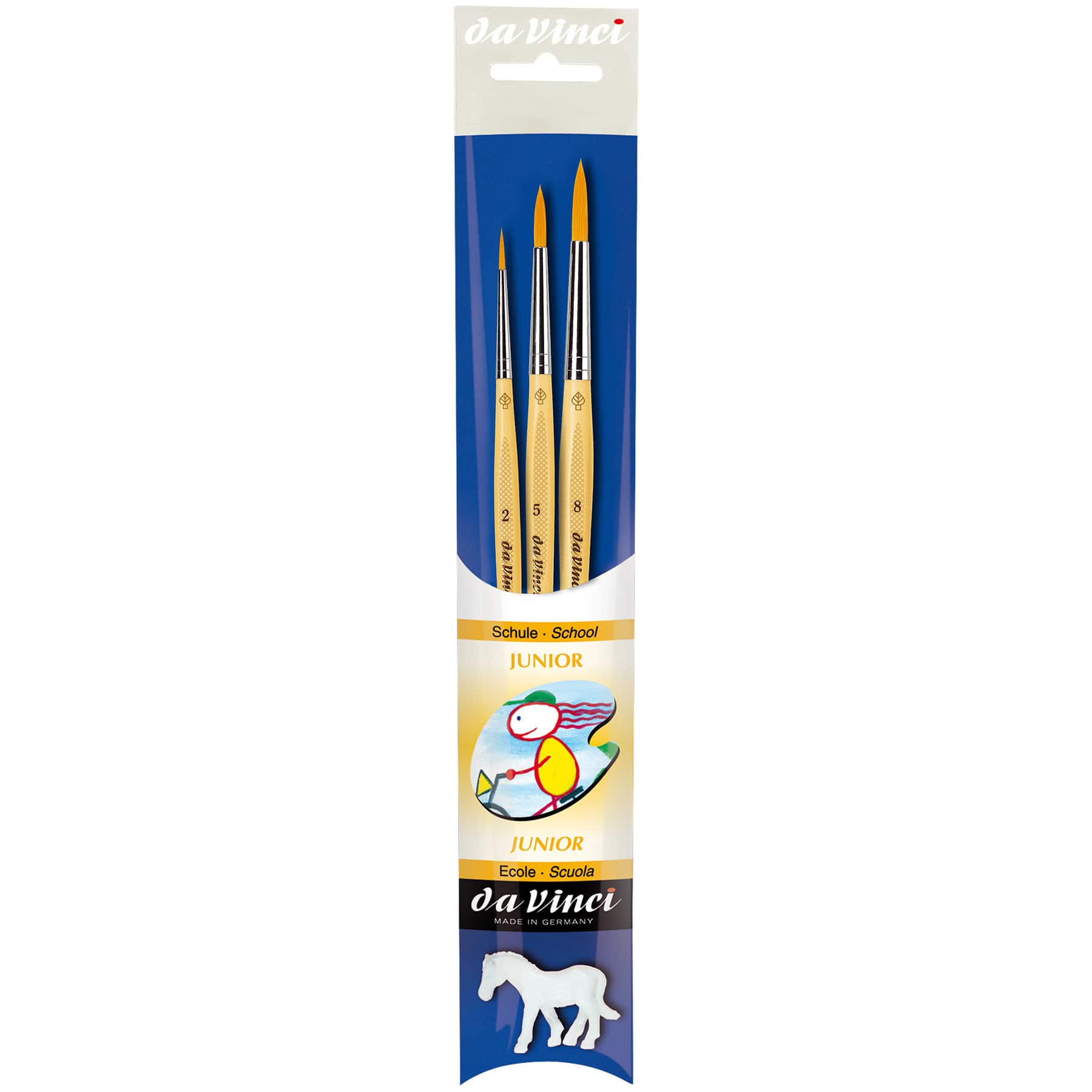 da Vinci JUNIOR Synthetics Series 303 Round Brush Set
