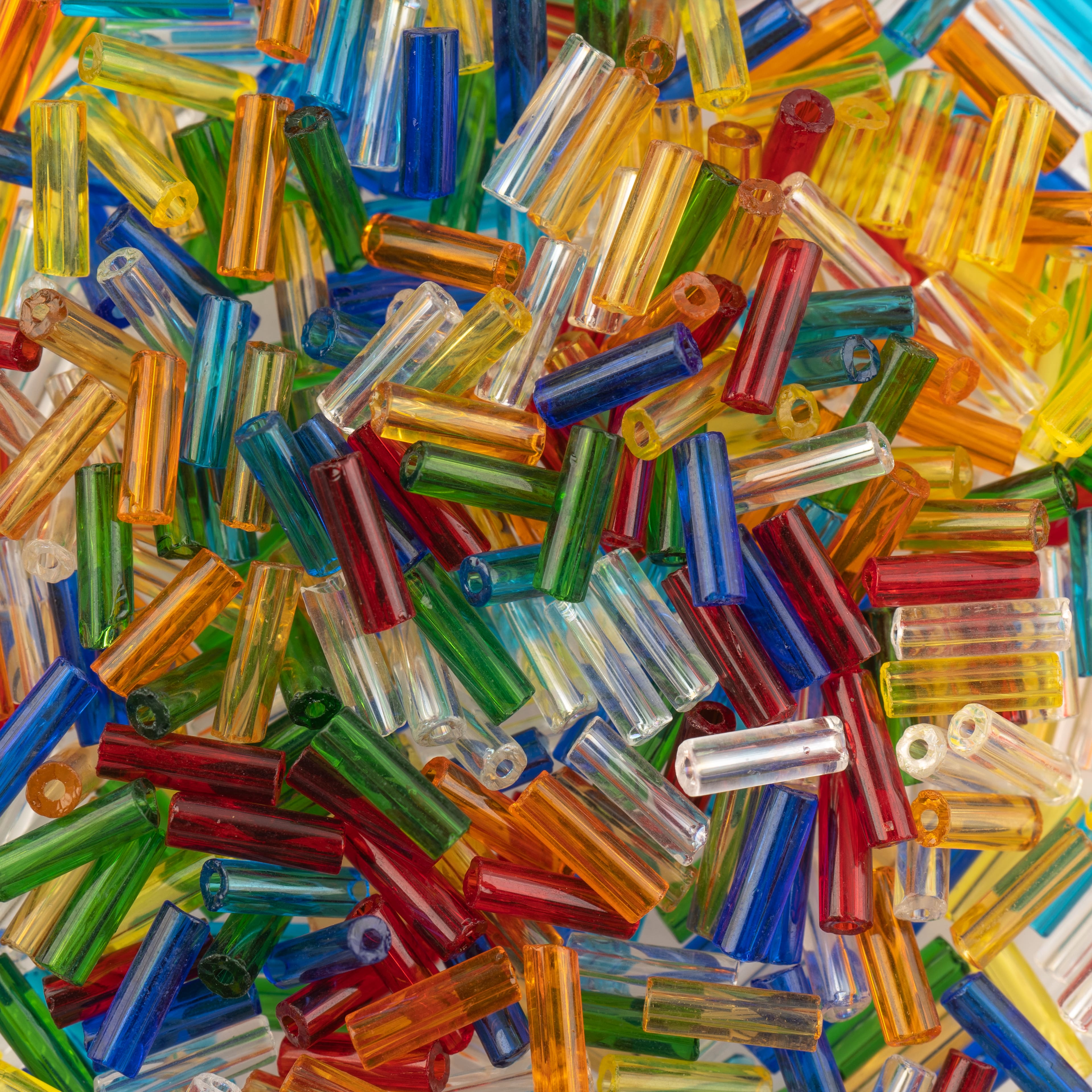 John Bead 6.5mm Czech Glass Bugle Beads