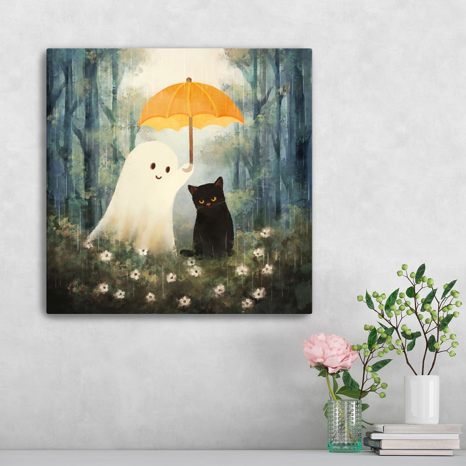 Lumaprints Paranormal Purrtection Canvas Giclée Art