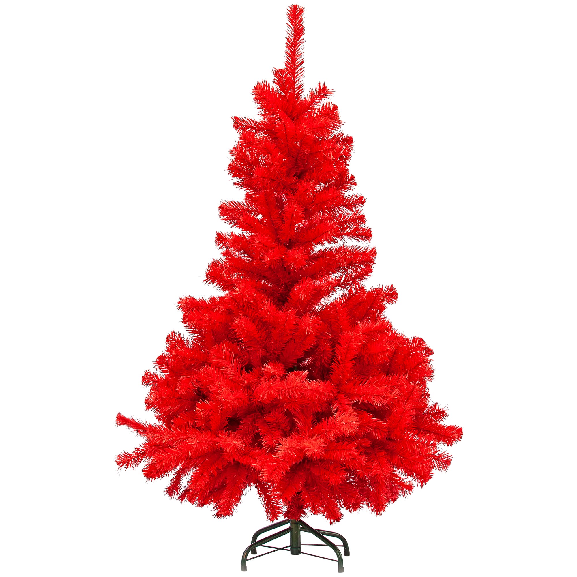 Northlight 4ft. Unlit Scarlet Red Full Pine Artificial Christmas Tree
