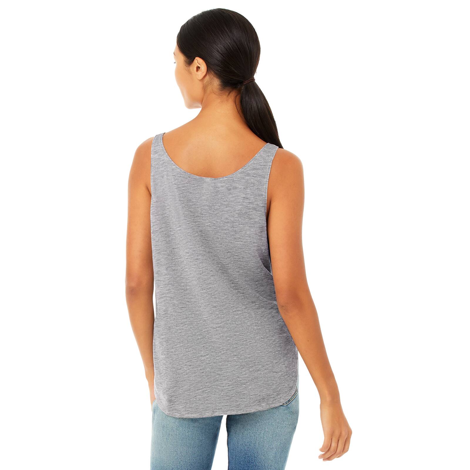 BELLA+CANVAS® Heather Flowy Side Slit Women's Tank