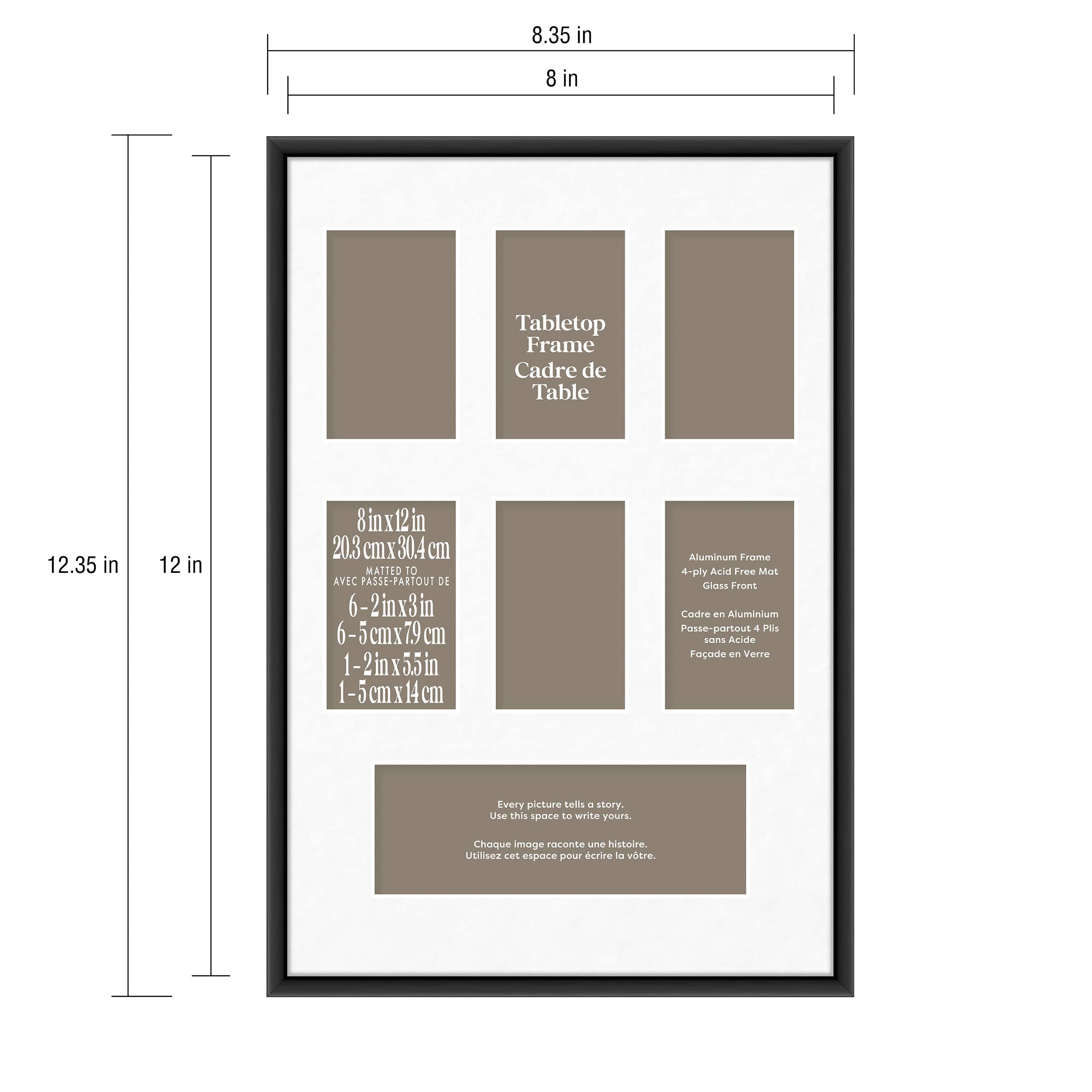 Home 7 Opening Mini Aluminum Collage Frame by Ashland