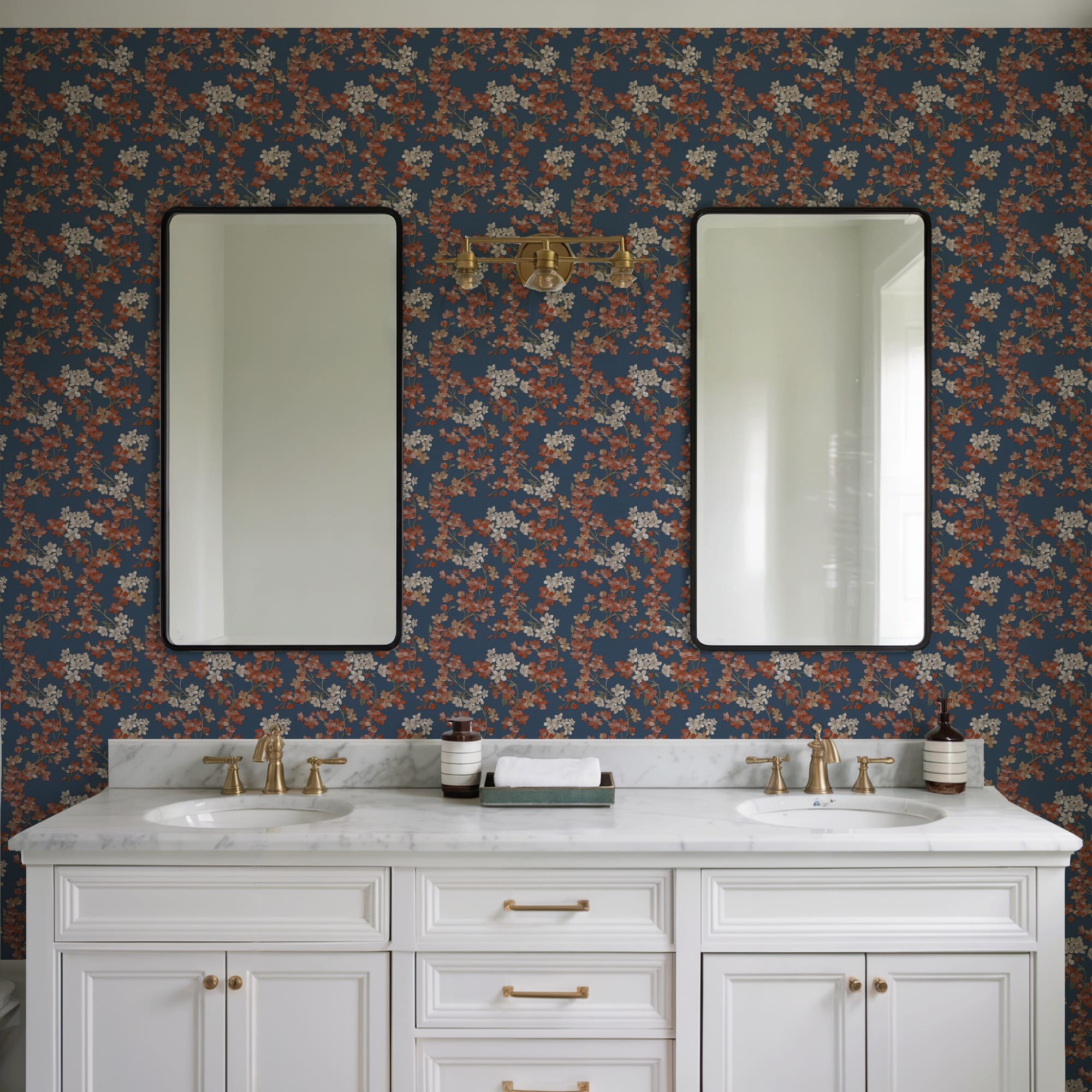Designs Direct Embroidered Cherry Bloom Wallpaper