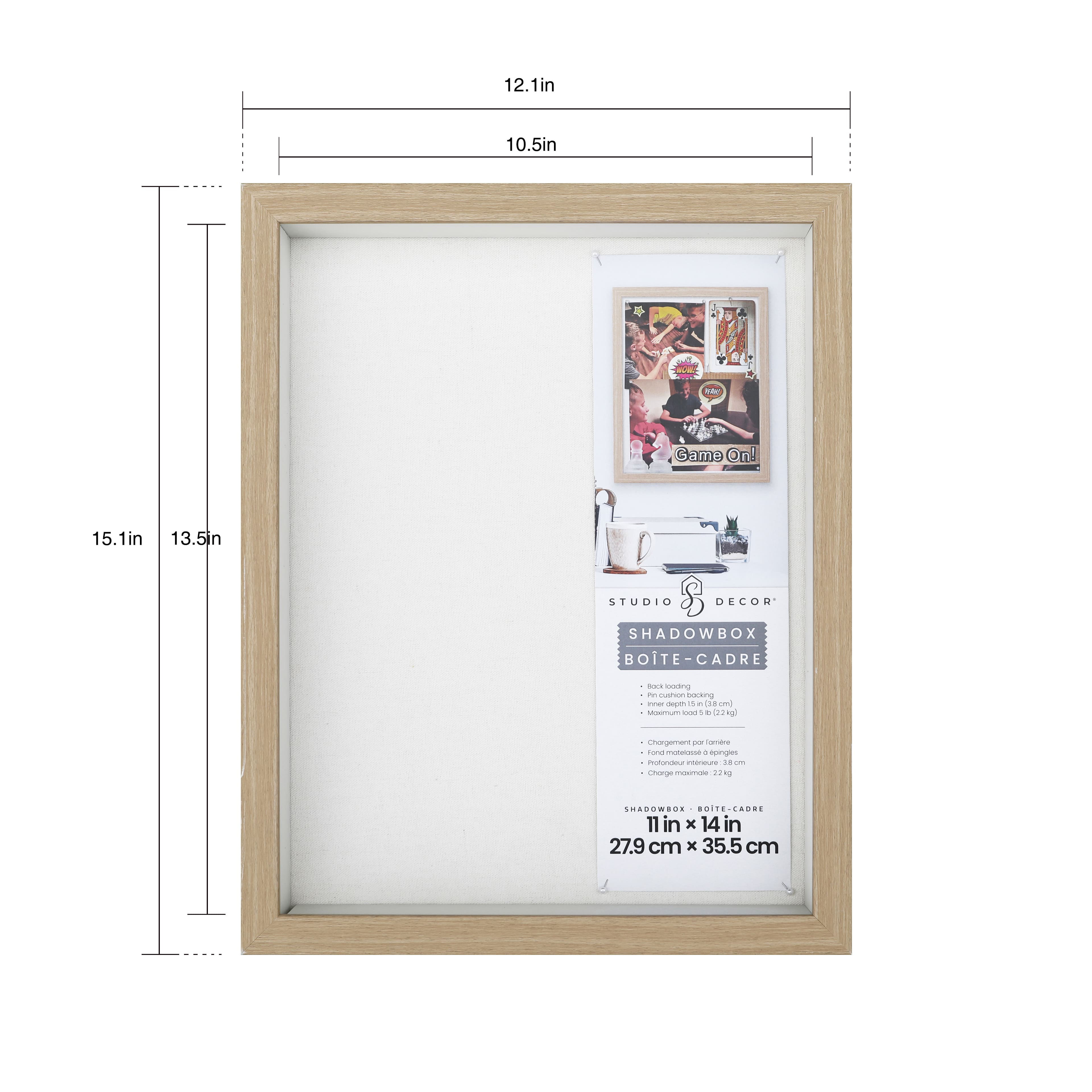 Natural Shadow Box by Studio Décor