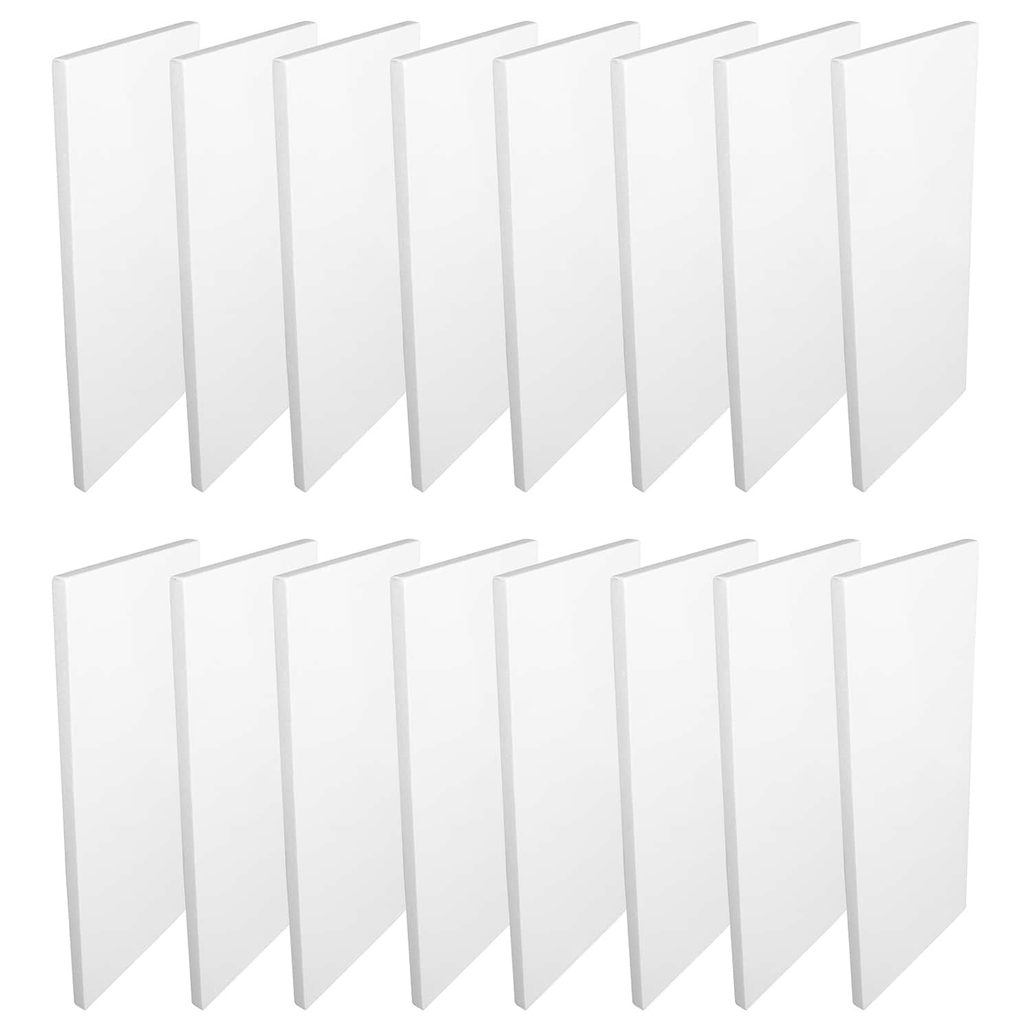 16 Pack: FloraCraft® SmoothFōM® White Foam Sheet