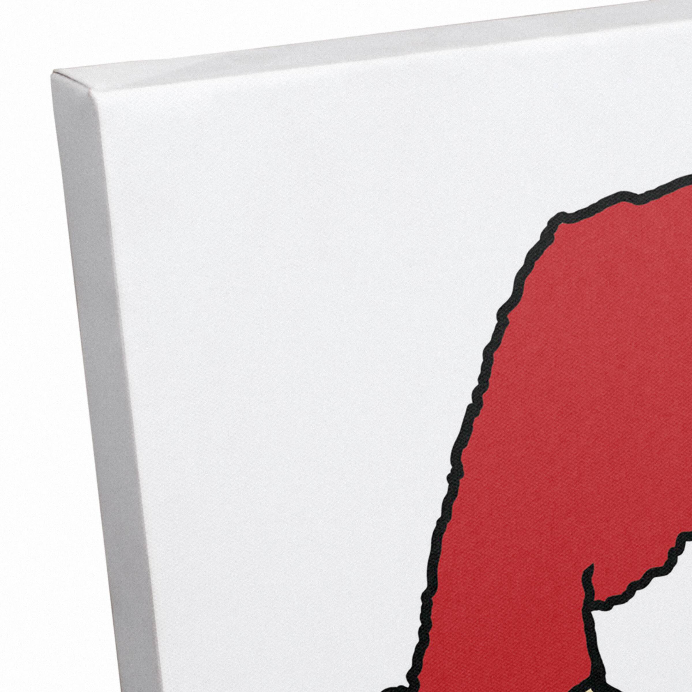 Joyeux Noel Puppy Canvas Wall Art