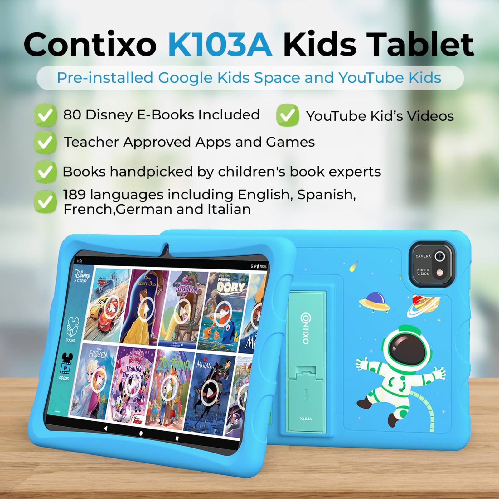 Contixo K103A Kids HD Tablet