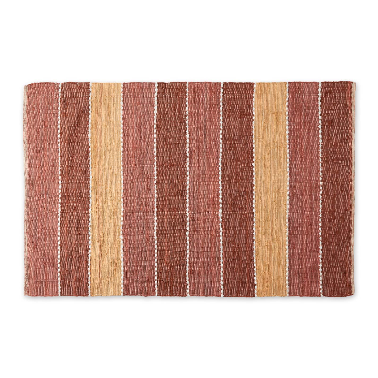 DII® Color Block Cotton Chindi Rug, 4ft. x 6ft.