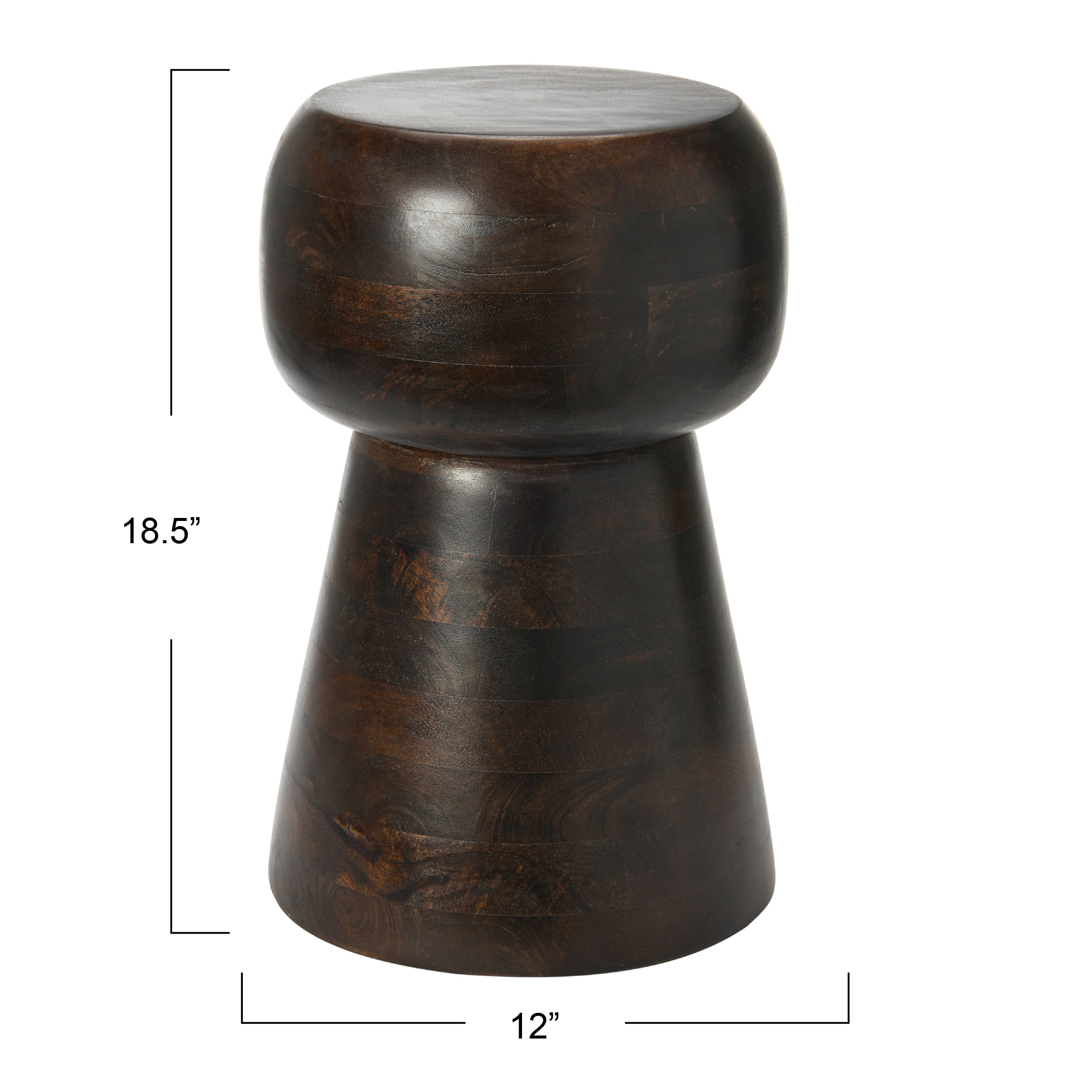 Hello Honey® Cuvee Modern Boho Solid Wood End Table