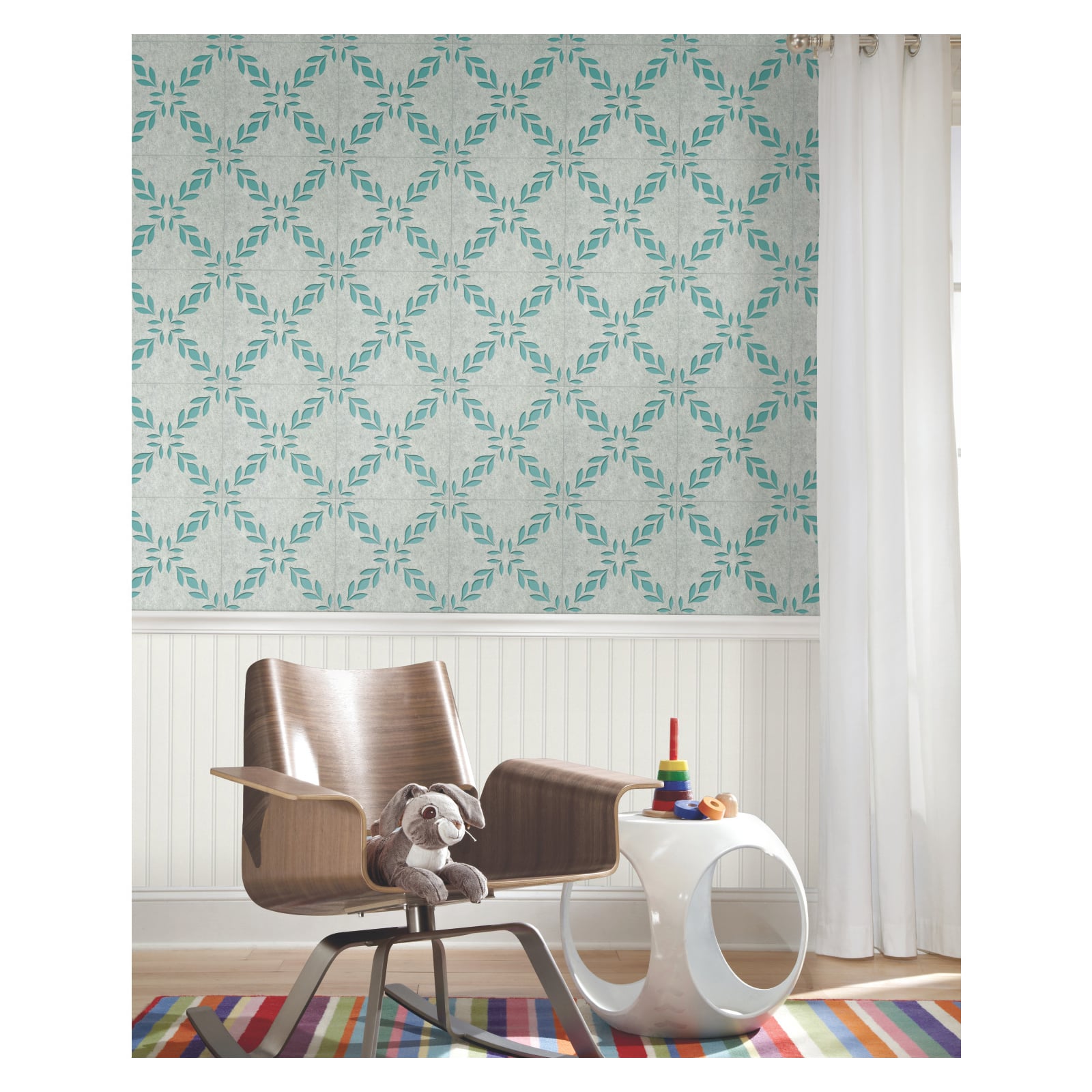 RoomMates Beadboard Peel & Stick Wallpaper