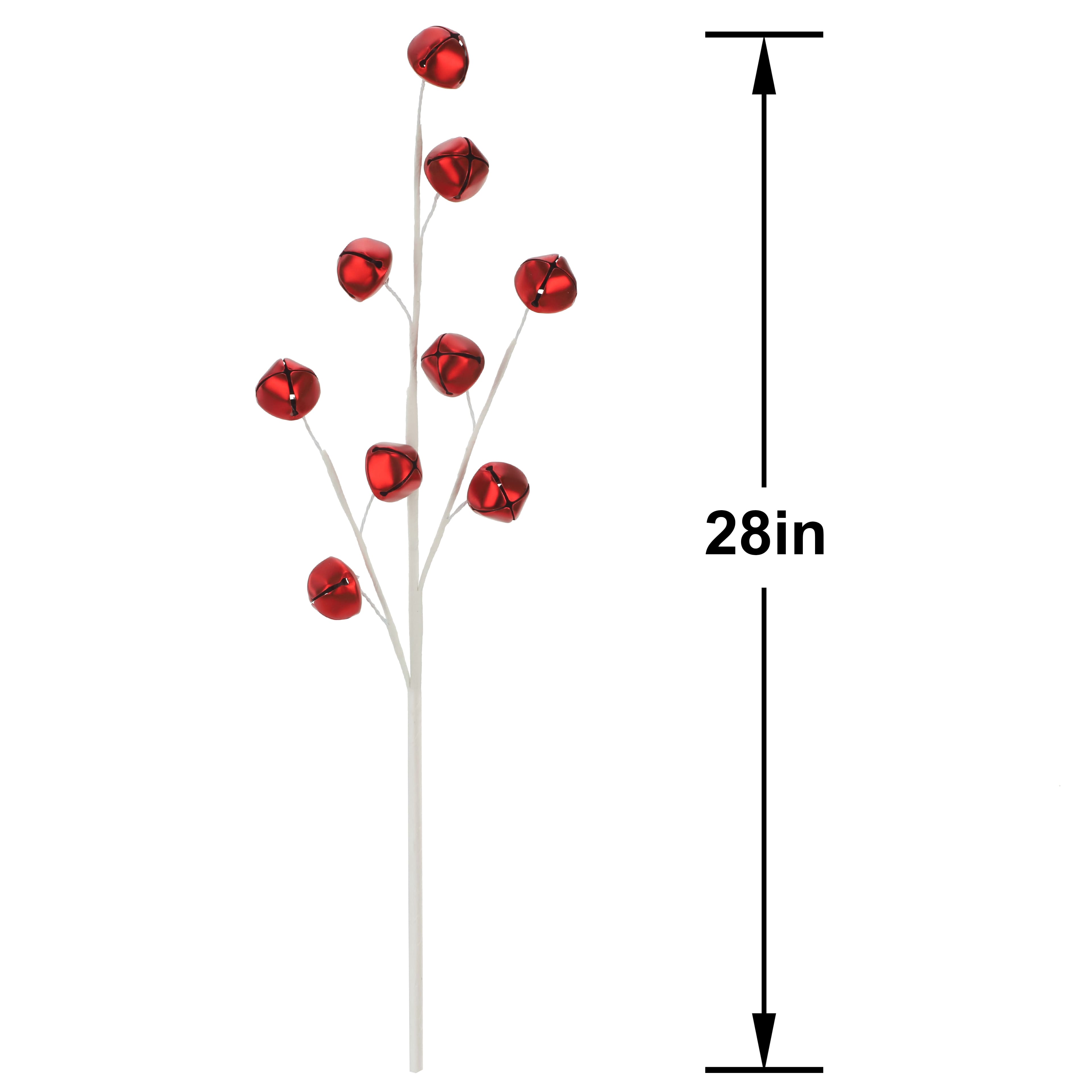 28" Red Jingle Bell Stem by Ashland®
