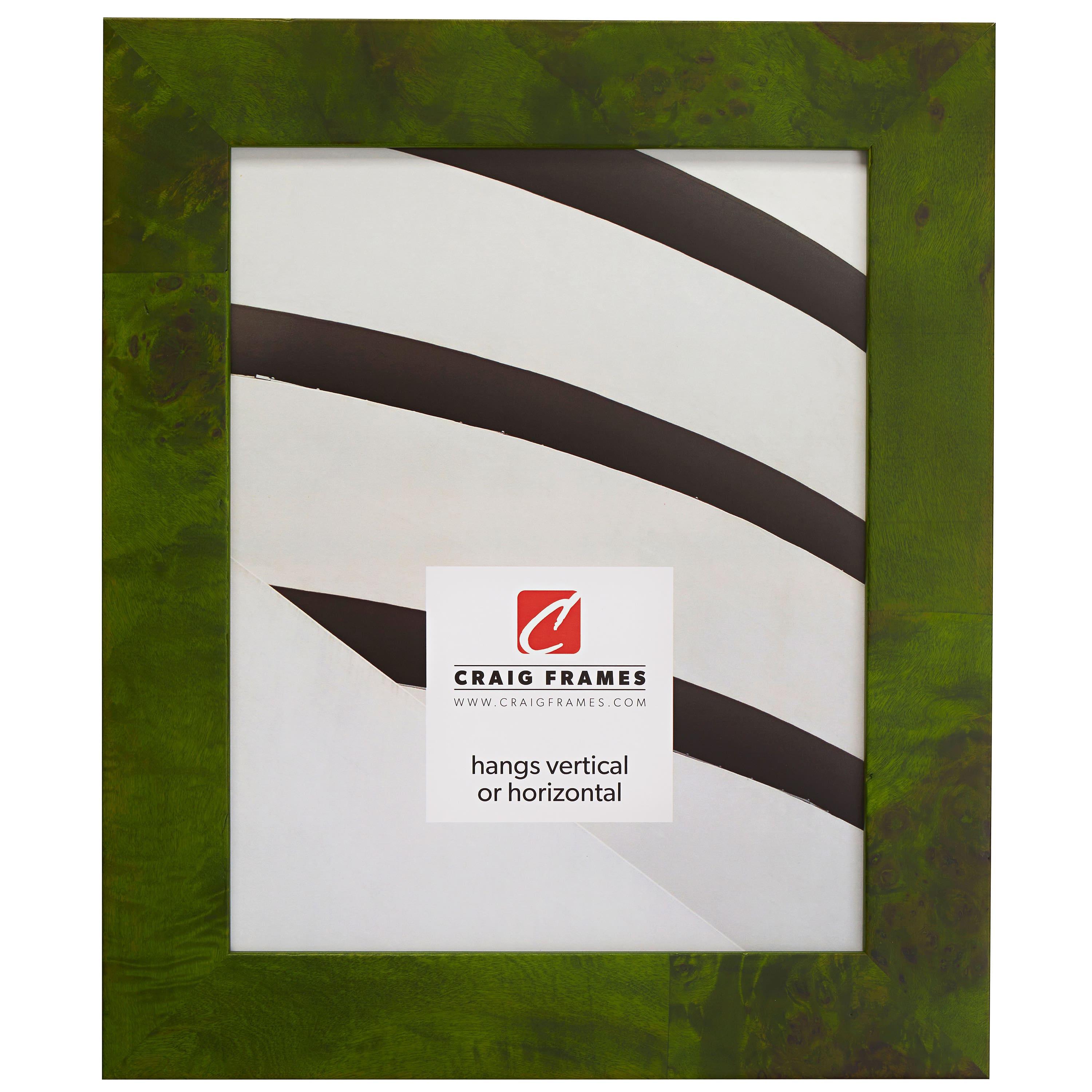 Craig Frames Innovations Green Burl Picture Frame