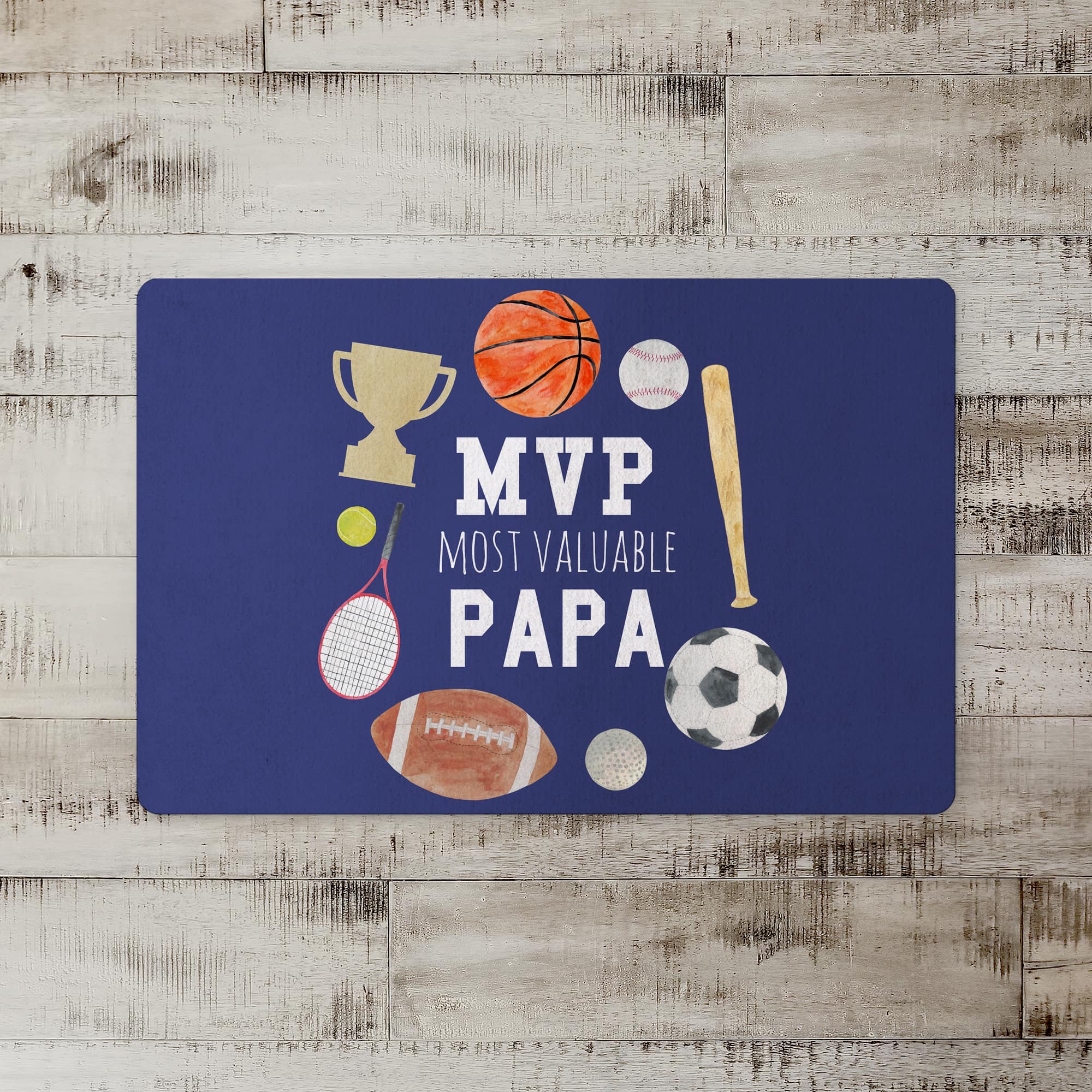 Most Valuable Papa Floor Mat