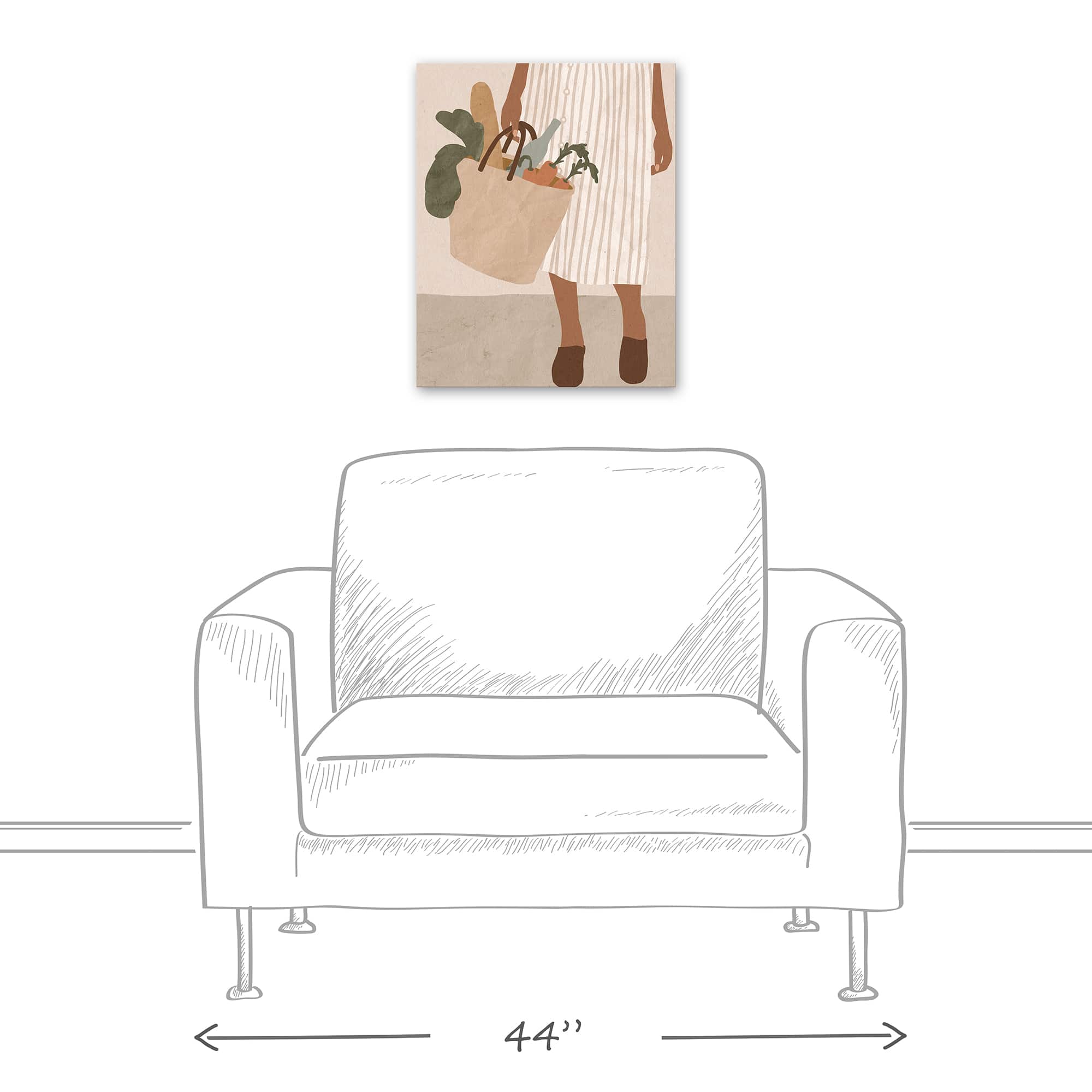 Farmers Market 16" x 20" Canvas Wall Art