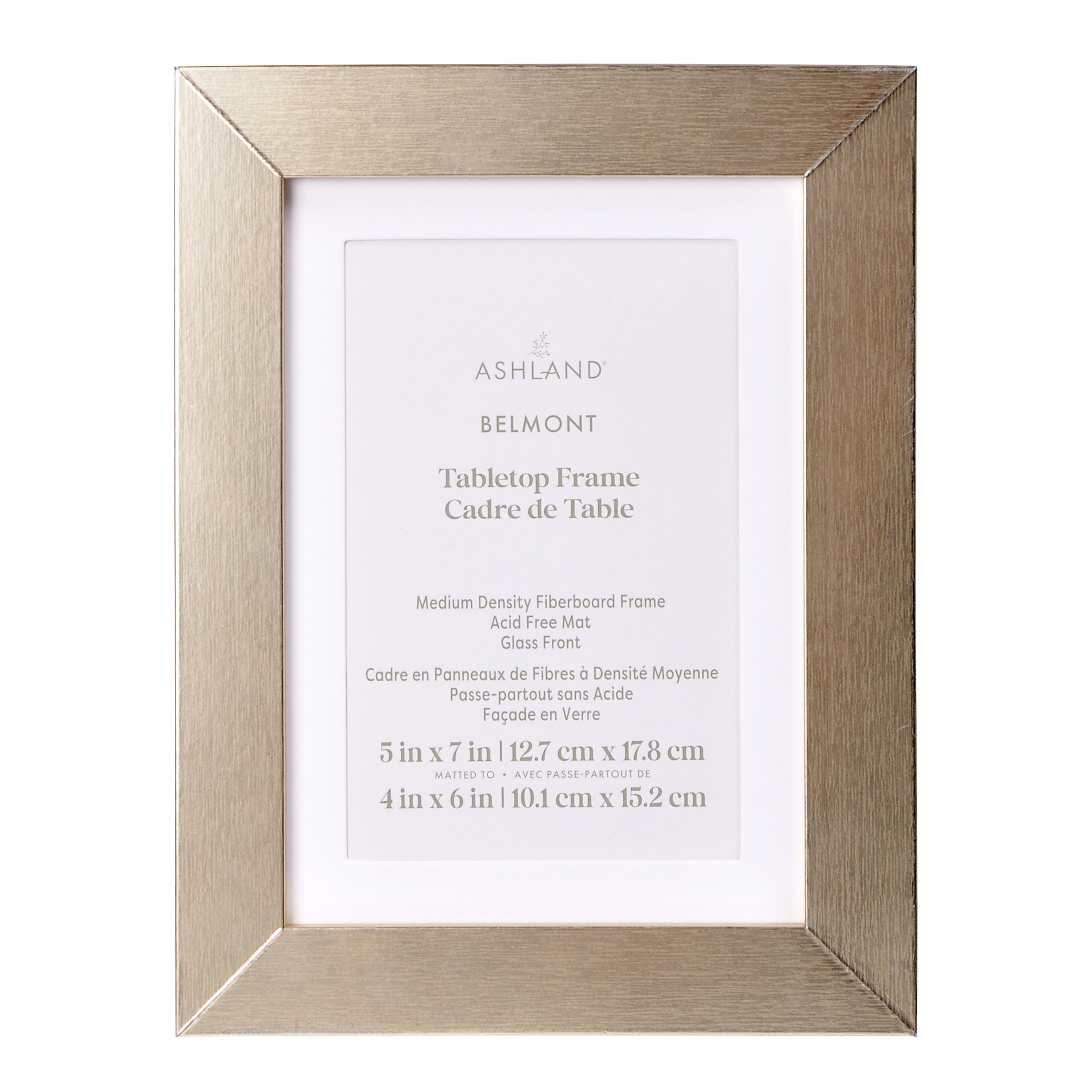 Gold Wood Grain Matted Belmont Wall Frame by Ashland®