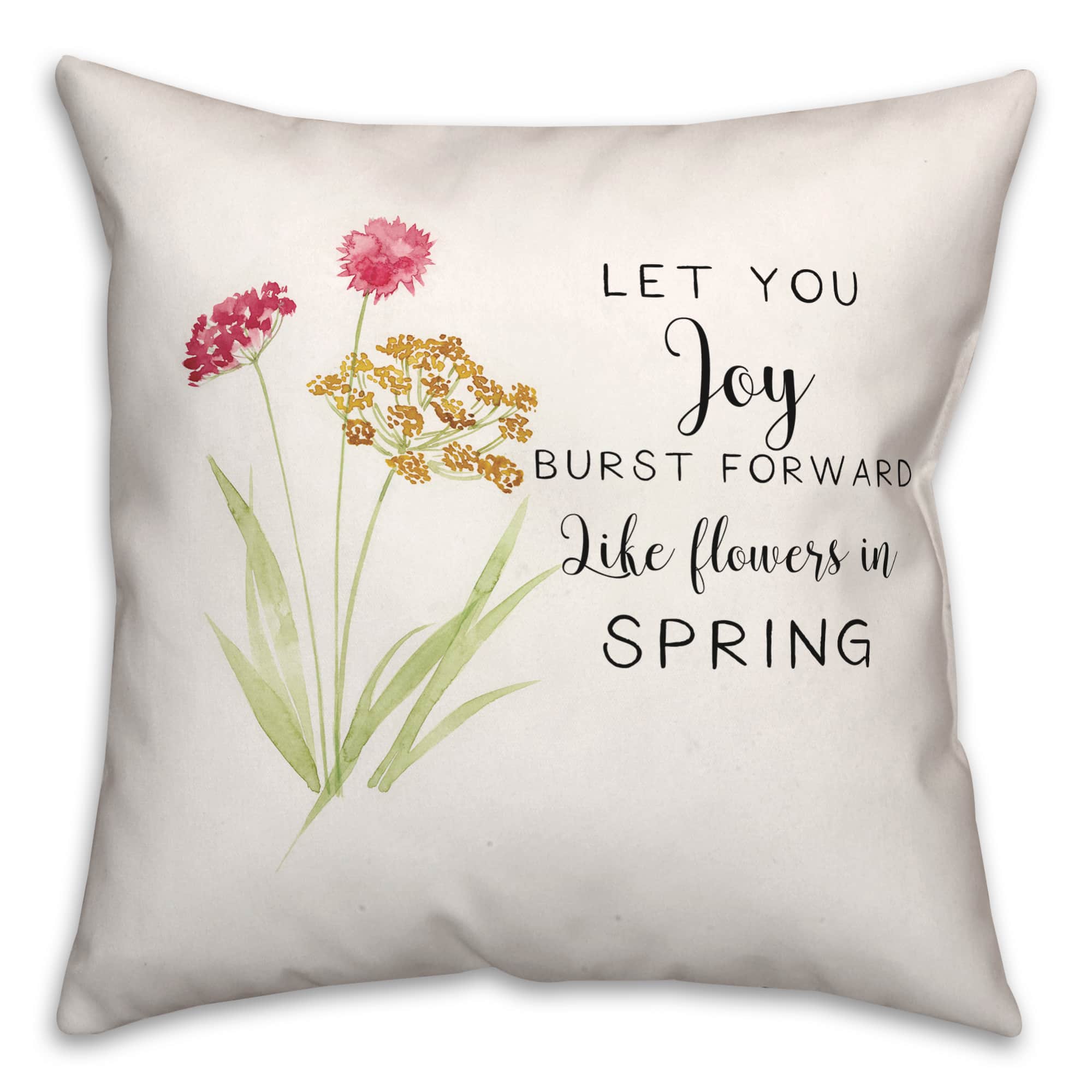 Joy Burst 18" x 18" Throw Pillow