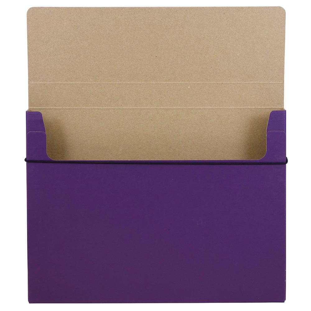 JAM Paper Strong Thick Portfolio Carrying Case with Elastic Band Closure