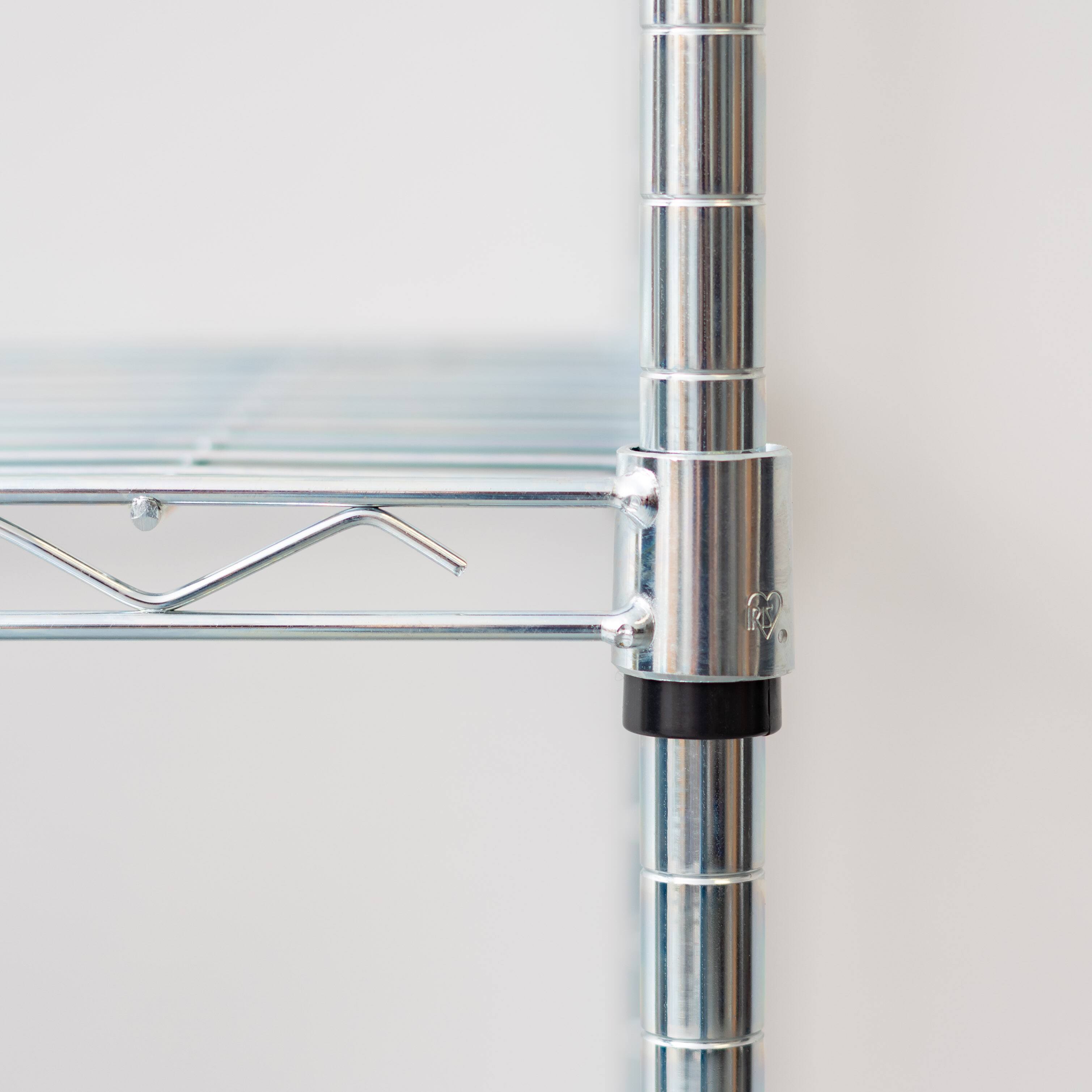 Iris® 30" Silver 3-Tier Wire Rack Shelf