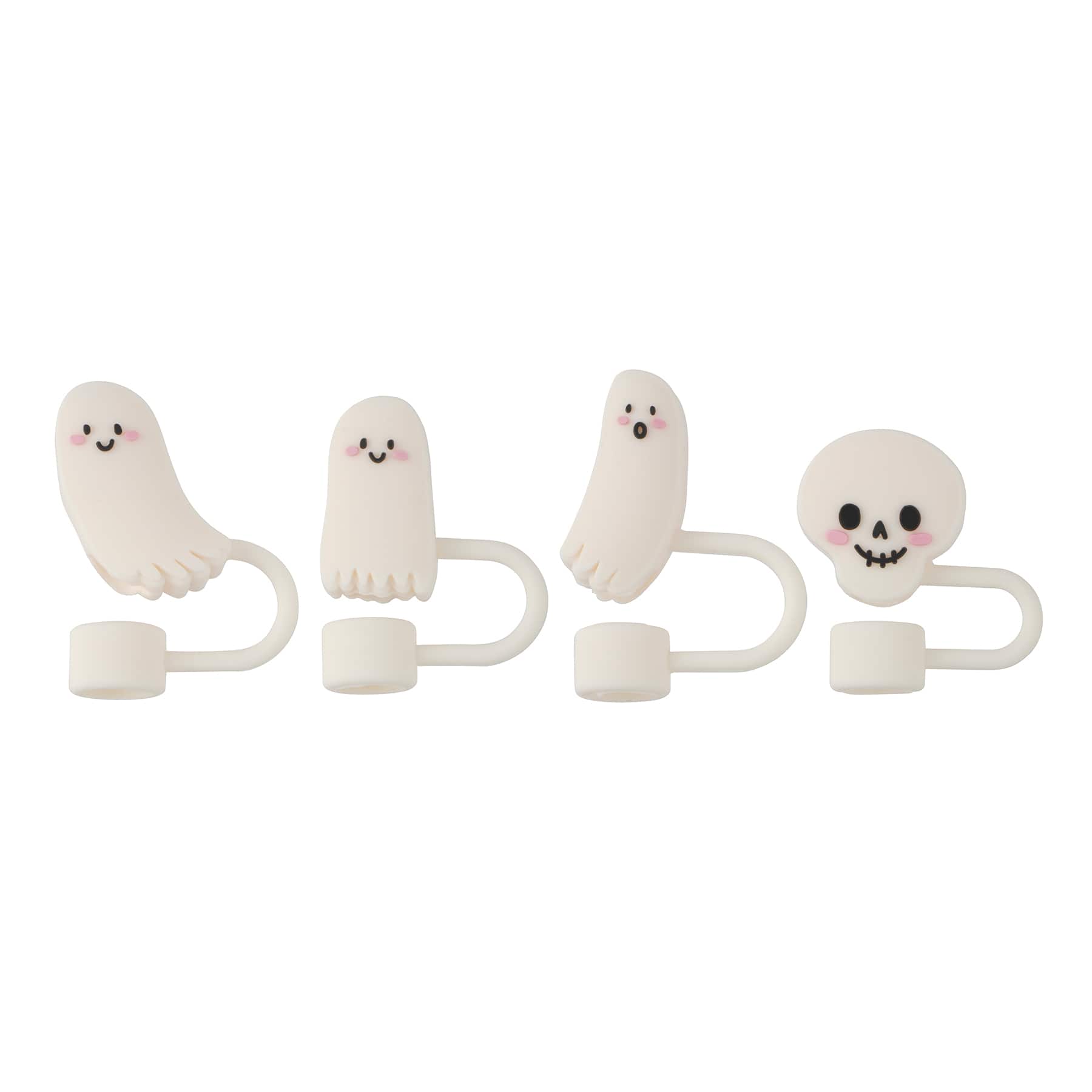 Michaels, Ghost Silicone Straw Topper Set by Ashland® – Category: Halloween Baking & Party